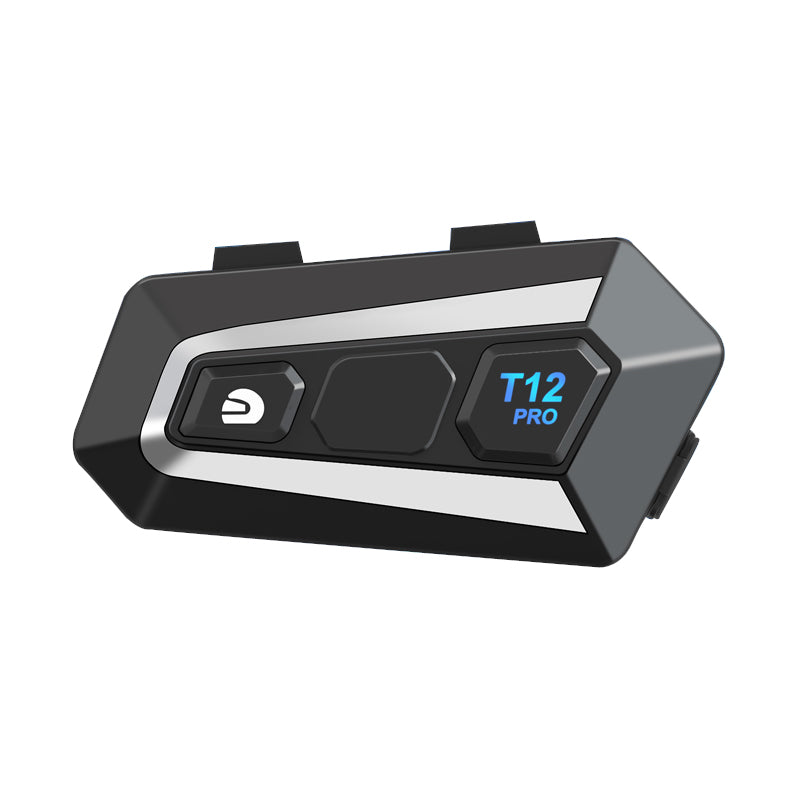 32-way Mesh & Bluetooth motorcycle helmet intercom within 2000M T12 Pro