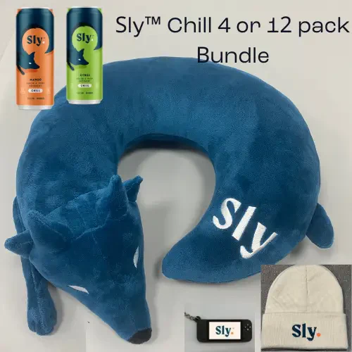 Sly™ CHILL 4 or 12 Pack + Merch Bundle