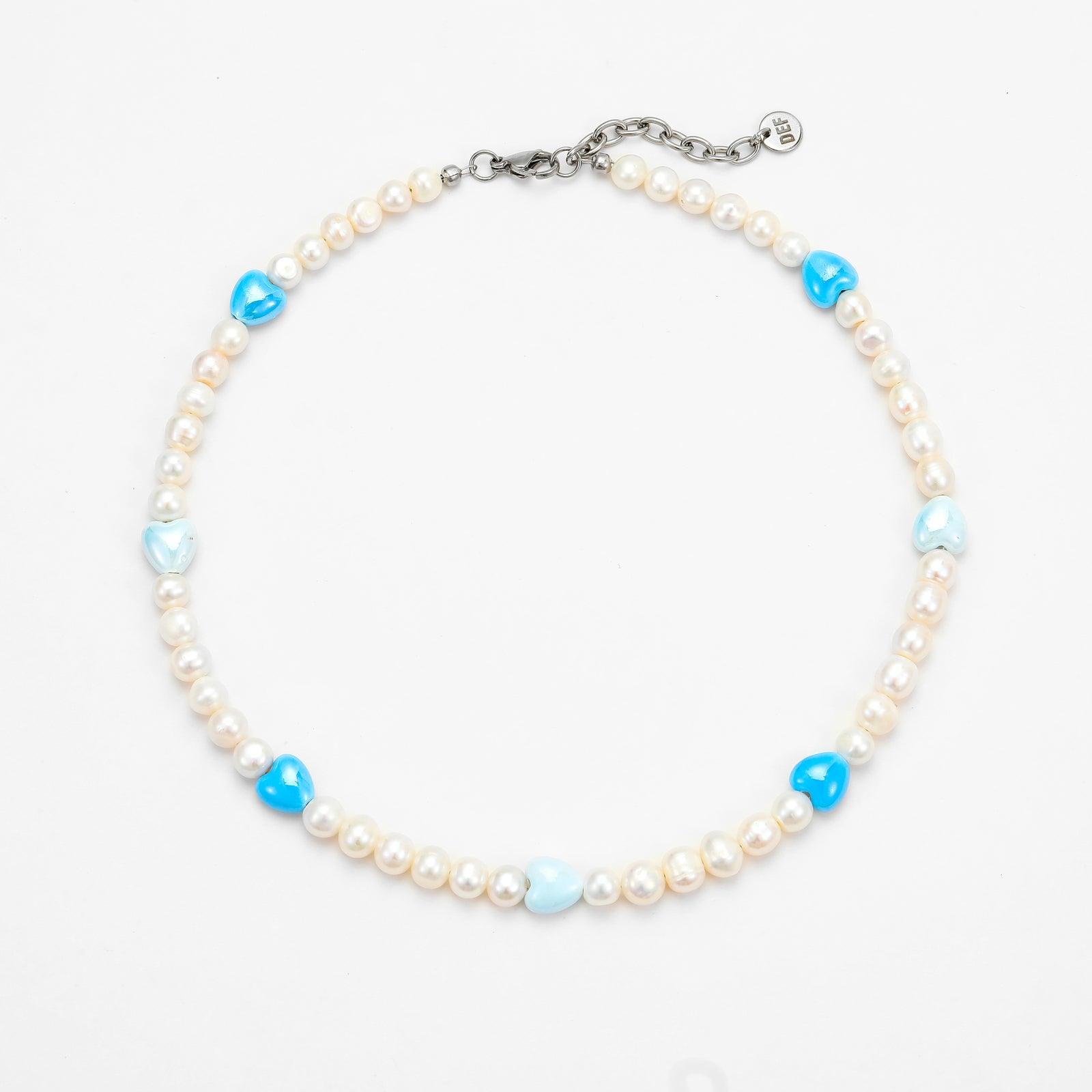 SUMMERTIME BLUES PEARL CHOKER