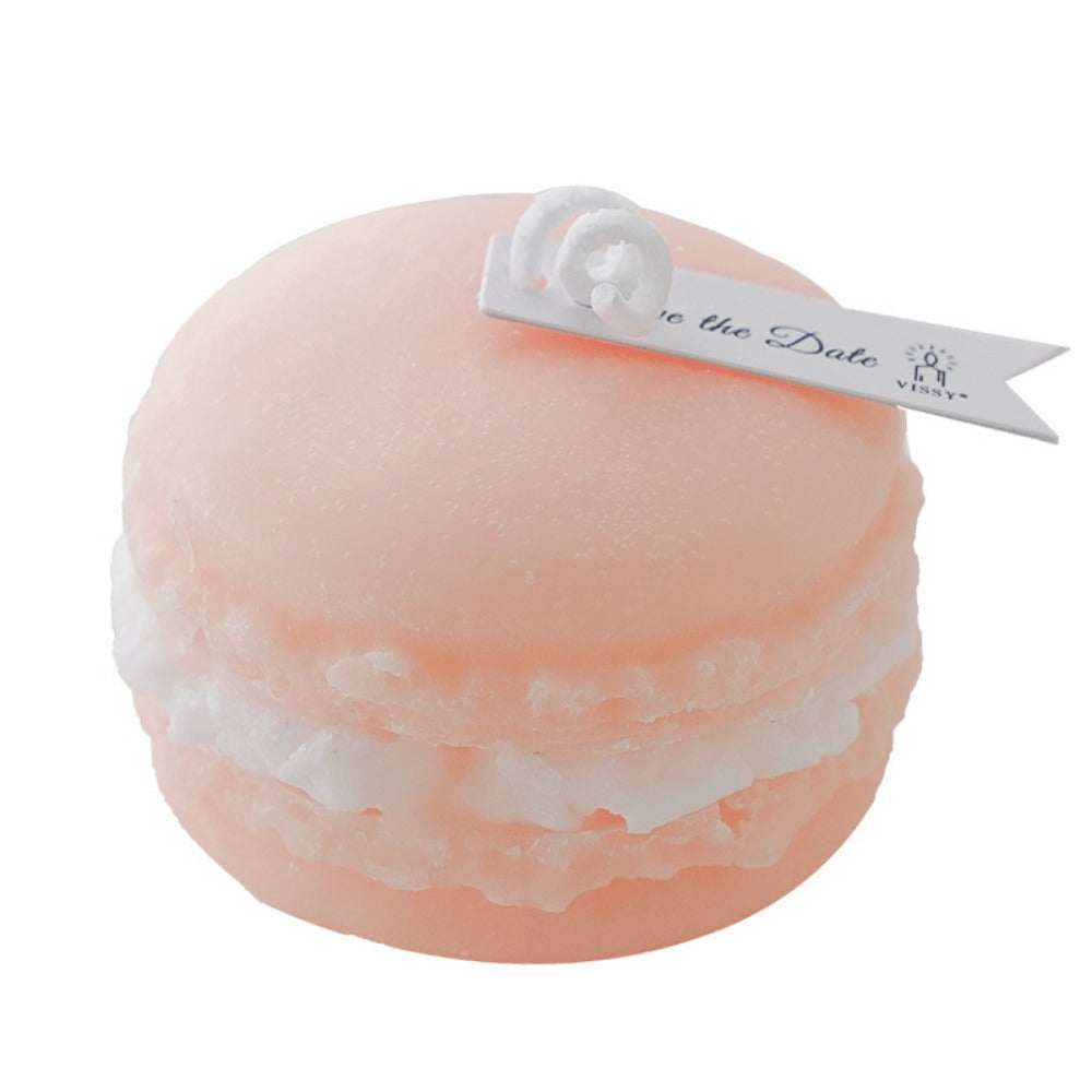 Macaron Scented Candle - Delightful Dessert-Inspired Design & Aroma