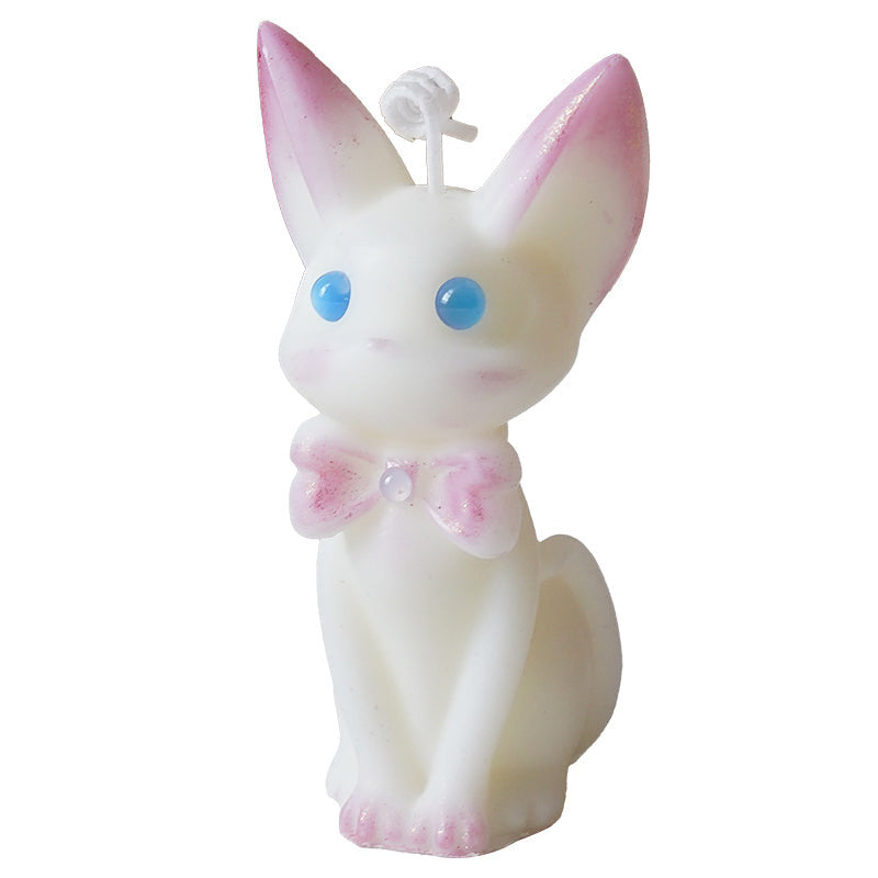 Fairy Cat Scented Candles - Handcrafted White Paraffin Wax Candle