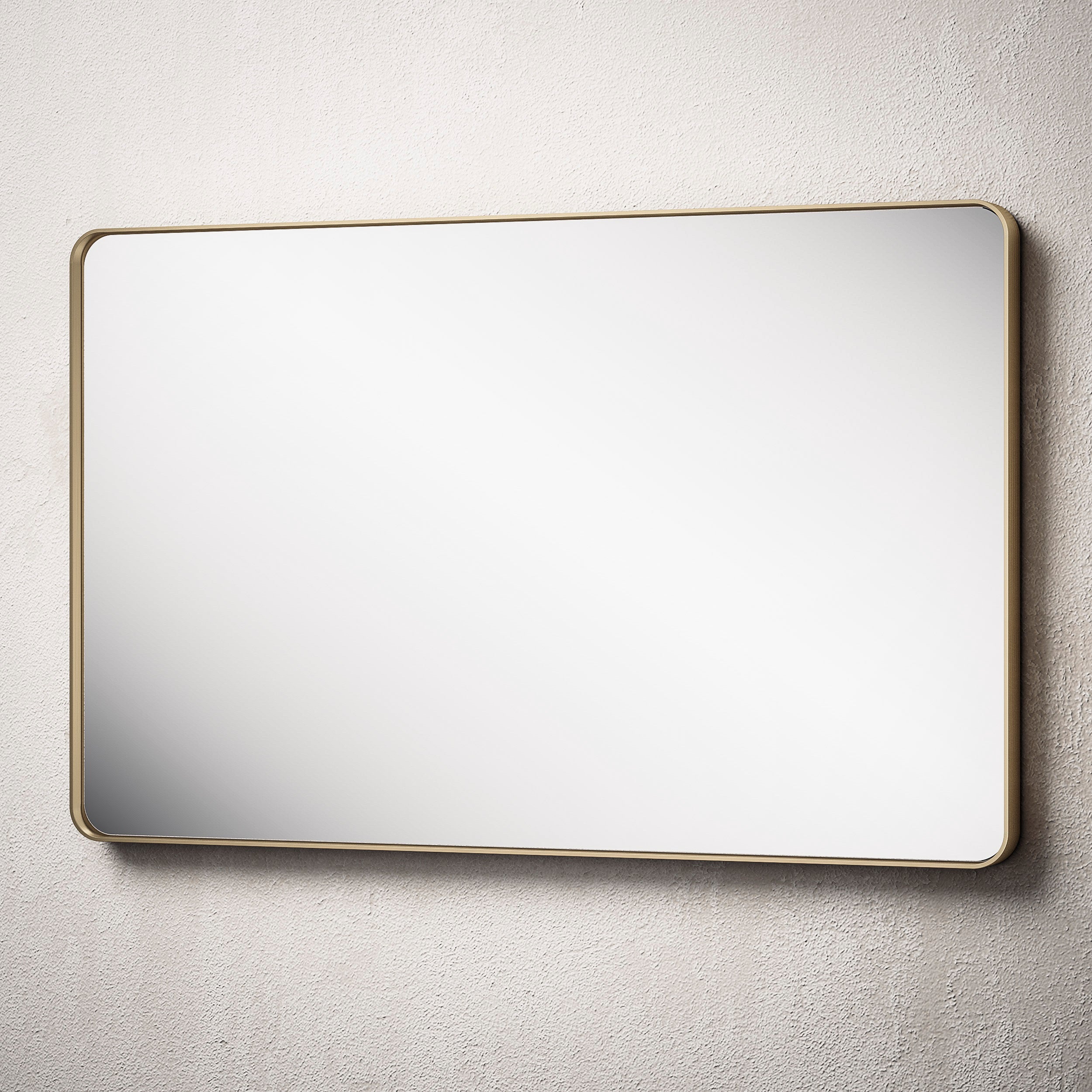 TETOTE Rectangular Metal Framed Mirror