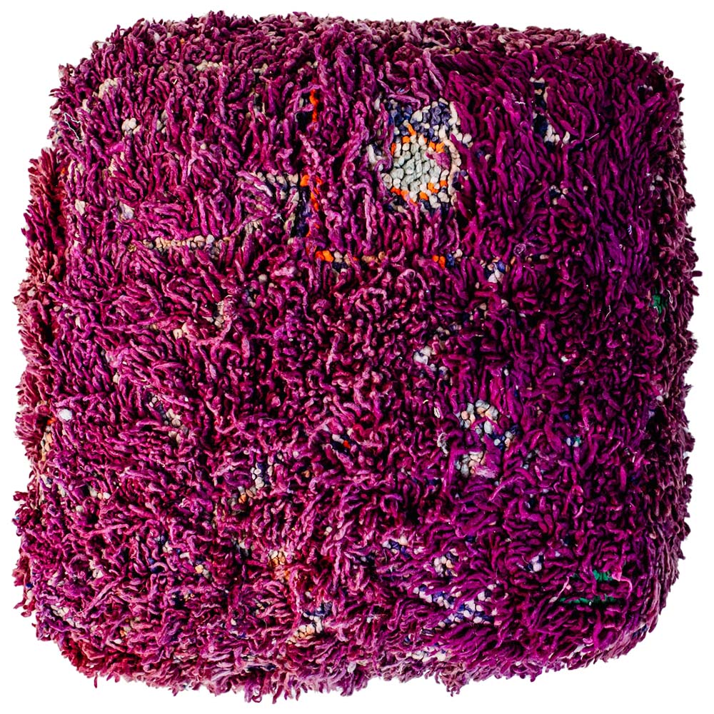 One Wild Life Berber Pillow 28"x28" (Wool)