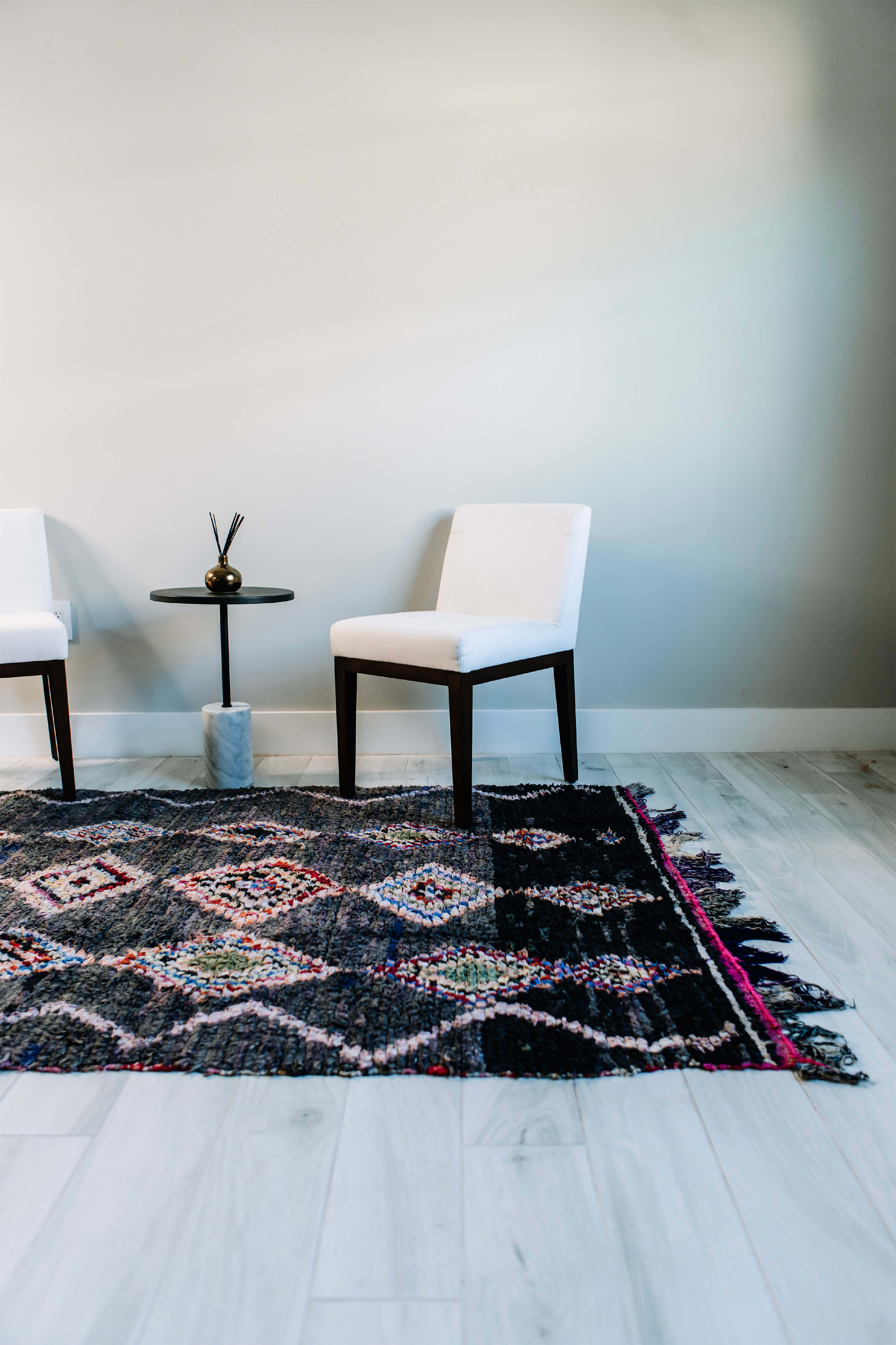 Populaire Vintage Moroccan Rug 4'6"x8' (Wool)