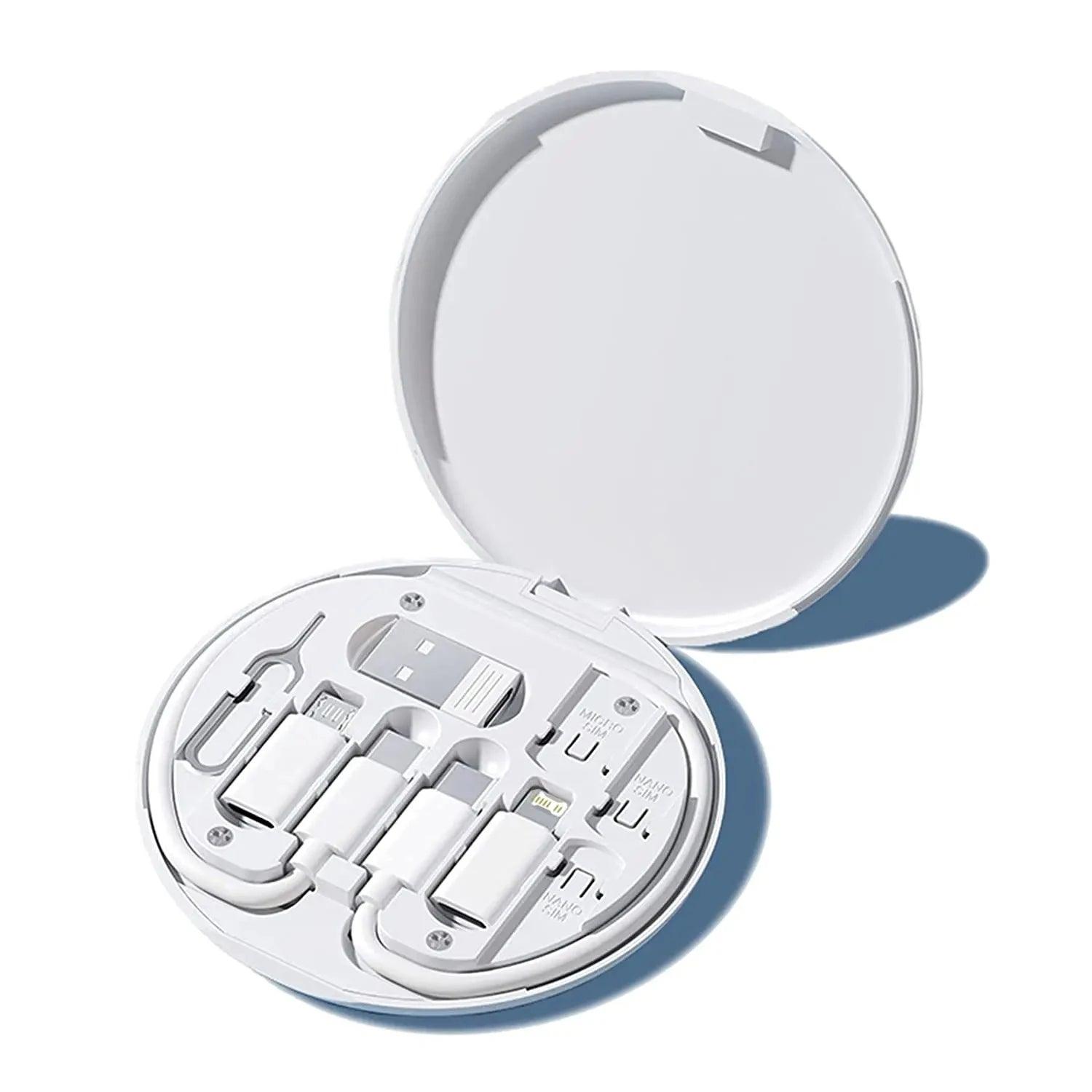 Fast Mini Charging Cable Storage Box For Both IOS & Android!