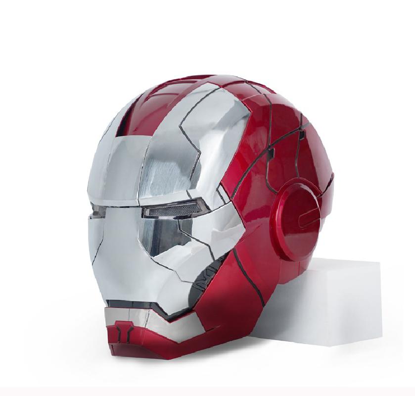 Iron Man Helmet - Authentic Marvel Collectible for Fans - Voice Control 1:1 Wearable Abs Figure Toys Dolls Gifts