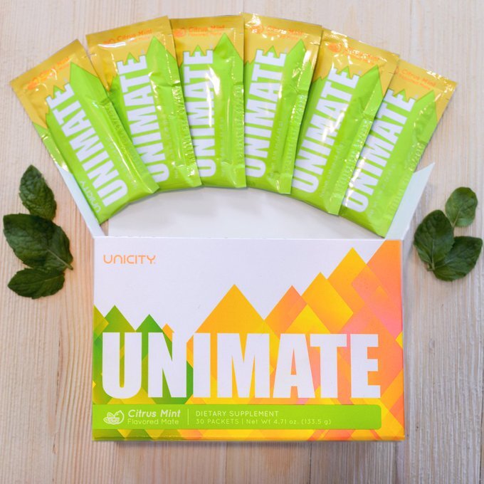 Unicity Unimate Citrus Mint 30-Day Supply