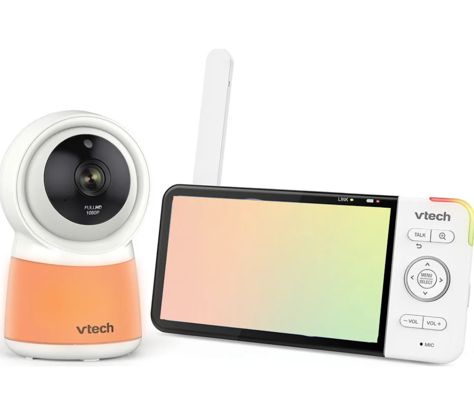 VTECH Smart Video Baby Monitor - White, RM5754HD, Full HD, Plastic 2.4 GHz WiFi