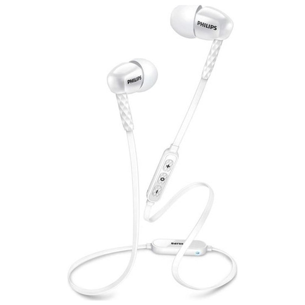 Philips  Wireless Bluetooth Rechargeable Headset  In Ear Headphones & Mic White