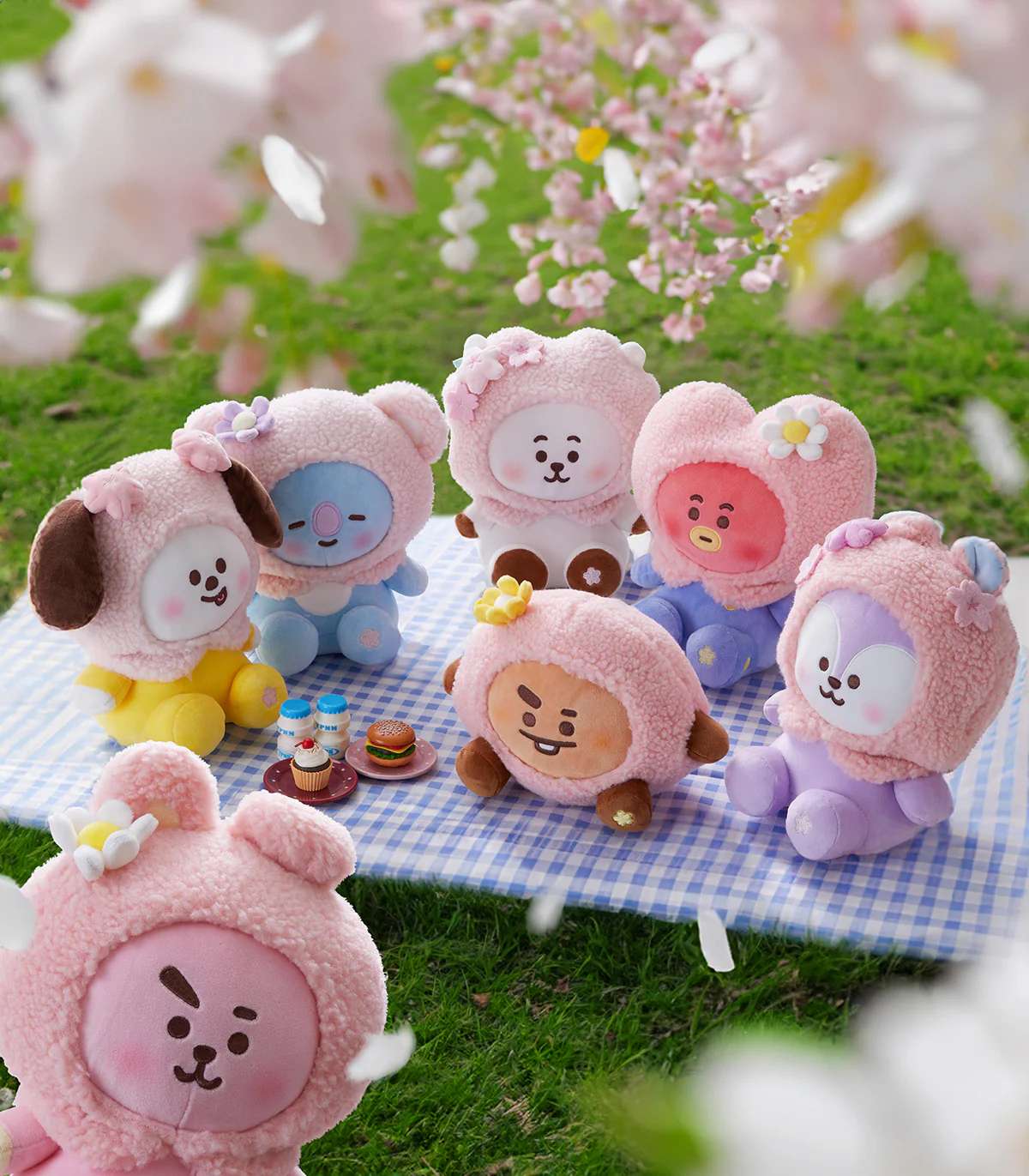 BT21 SPRING DAYS Middle size plush