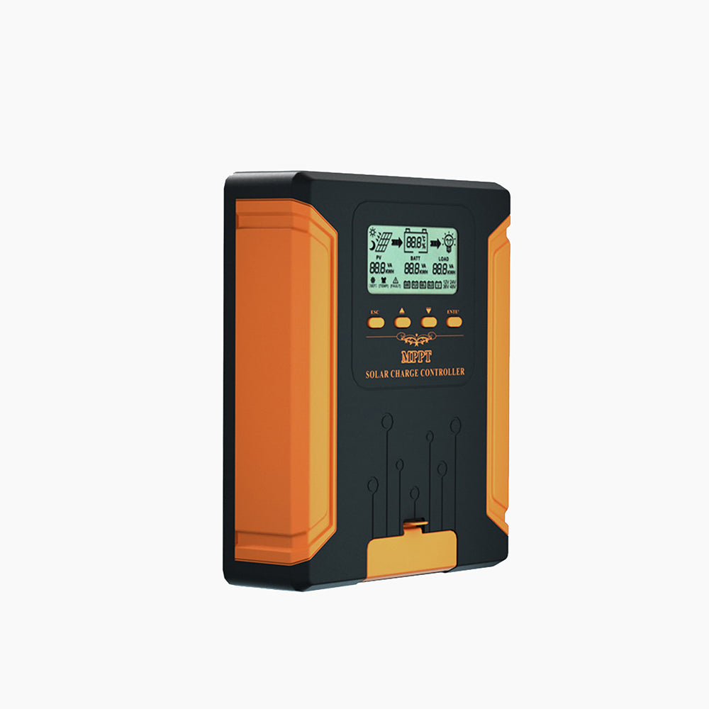 Solar-Laderegler MPPT 12V/24V automatischer Solarregler LCD-Display für Blei-Säure-Lithium