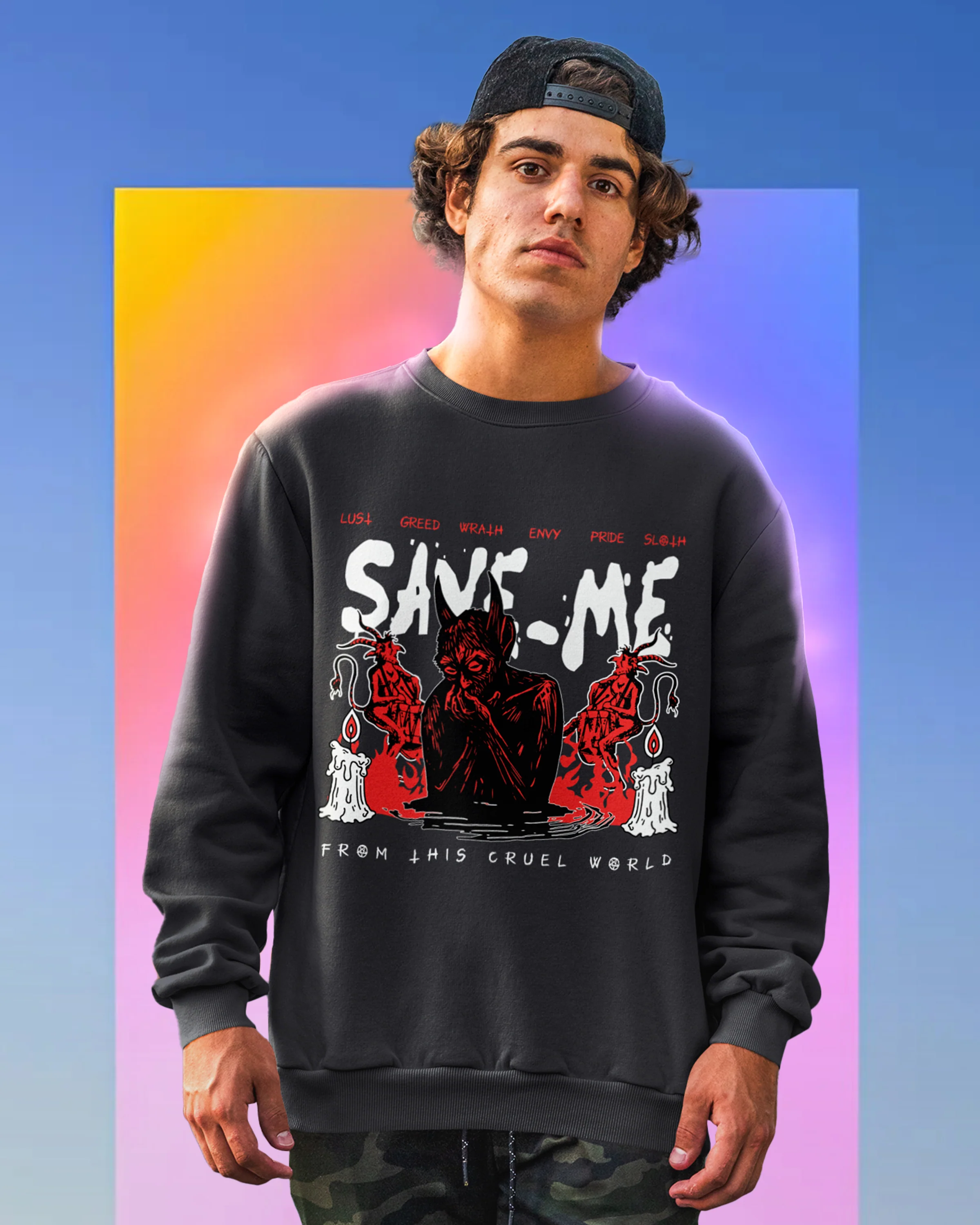 Save Me Oversized Sweatshirt