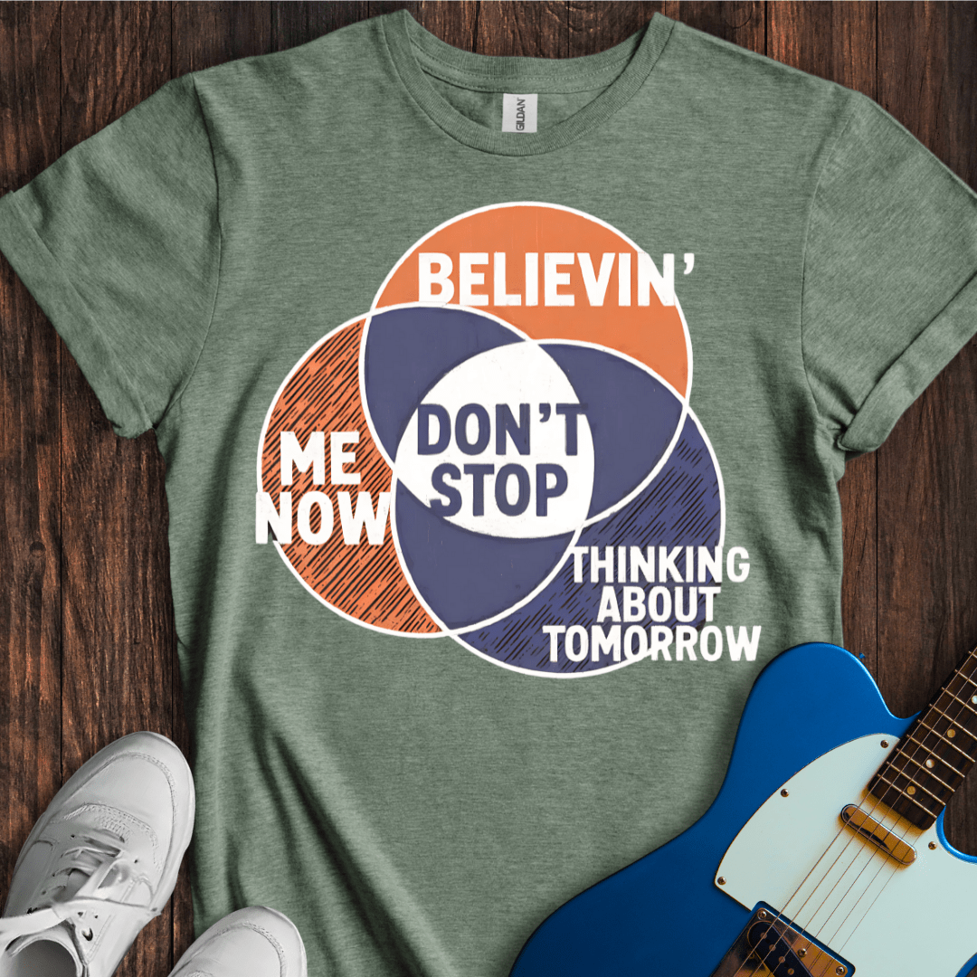 Don't Stop... (Venn Diagram) T-Shirt