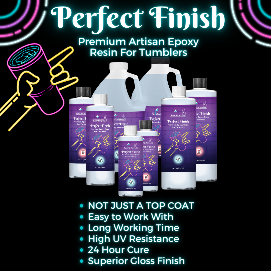 Perfect Finish Premium Artist Epoxy Resin For Coating Tumblers and Artwork