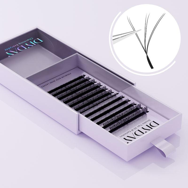 DIYDAY Double Tips 3D LASH Shape Eyelash Extension