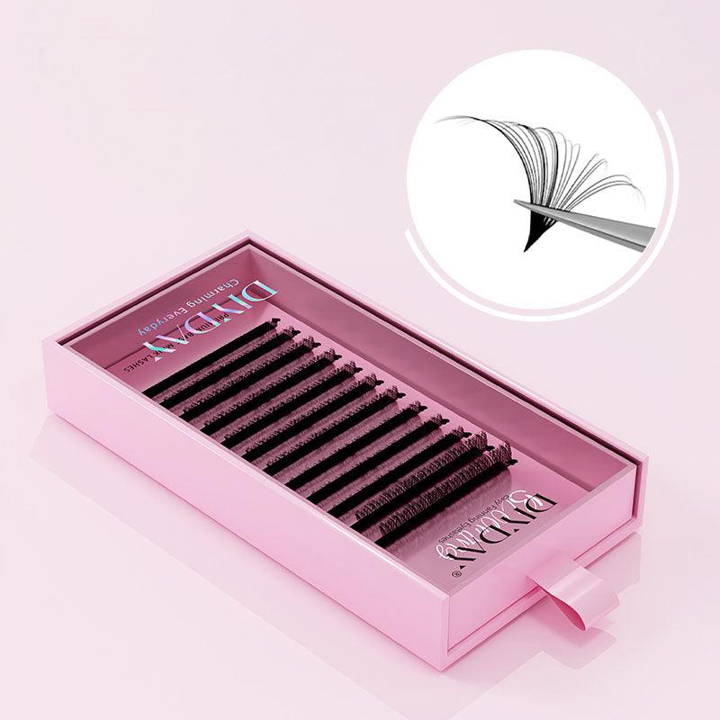 DIYDAY Easy Fanning Camellia Lashes Extensions