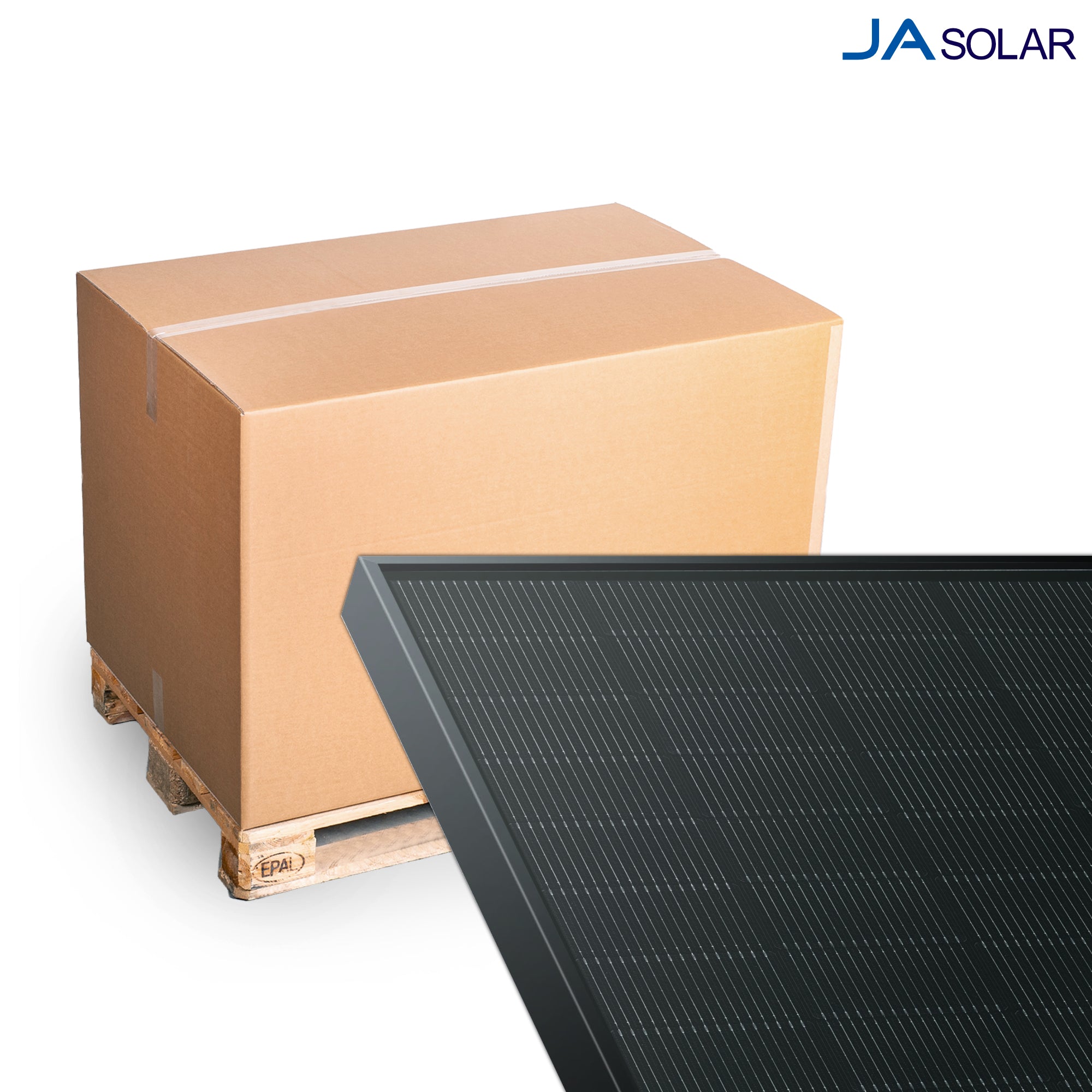 JA Solar Bifazial All Black 430W Glas-Glas Solarpanel - 36 Stück