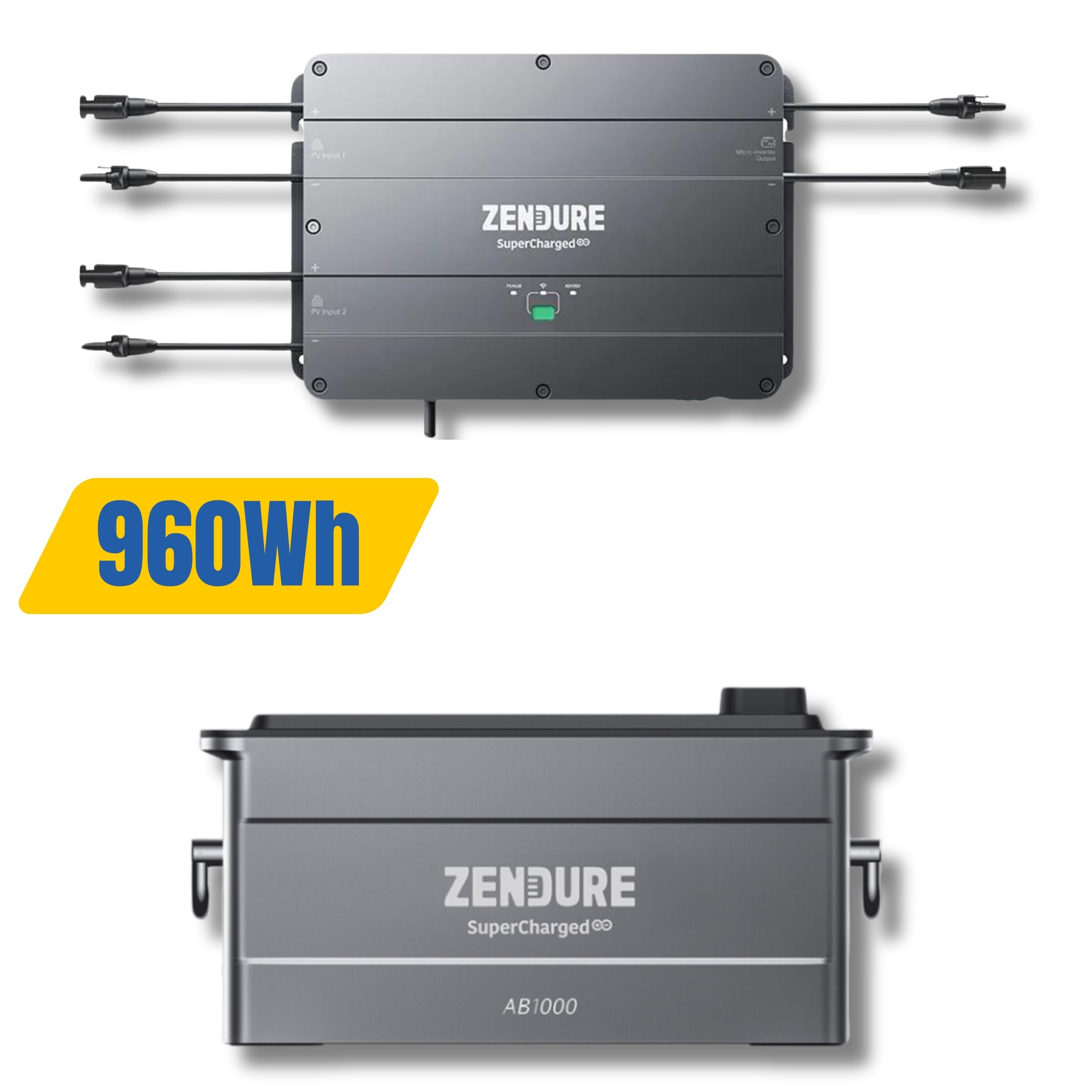 Zendure SolarFlow Speicher - 960Wh mit 1 x AB1000 Akku