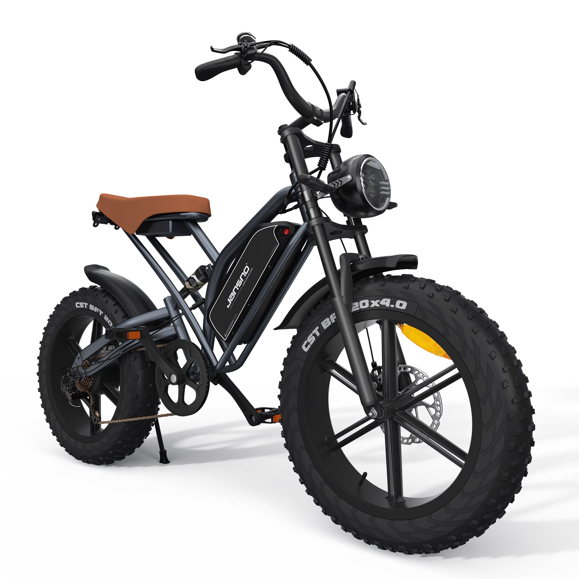 JANSNO X50 Electric Bike 20"x4.0 Fat Tire for Adults,750W Brushless Motor, 48V 14Ah Removable Battery, 7-Speed Shimano Transmission