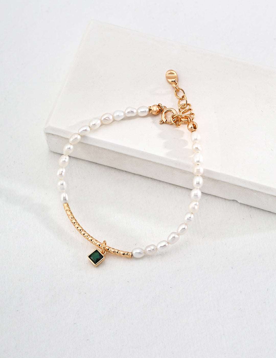 【Silver Radiance】Sterling Silver Natural Pearl Bracelet