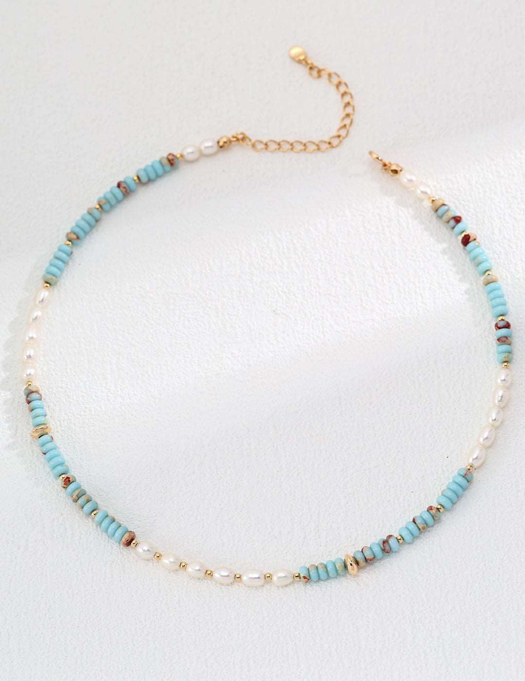 【Eternal Harmony】Sterling Silver Necklace with Natural Pearls and Shoushan Stone