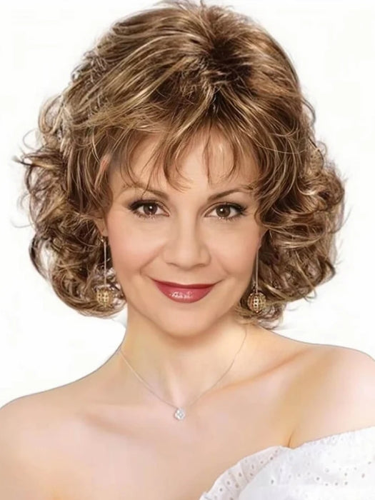 Shag With Spiral Short Curls Synthetic Wigs By imwigs®