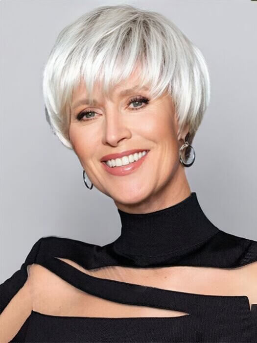 Stunning Short Pixie Cut Straight Synthetic Wigs By imwigs®