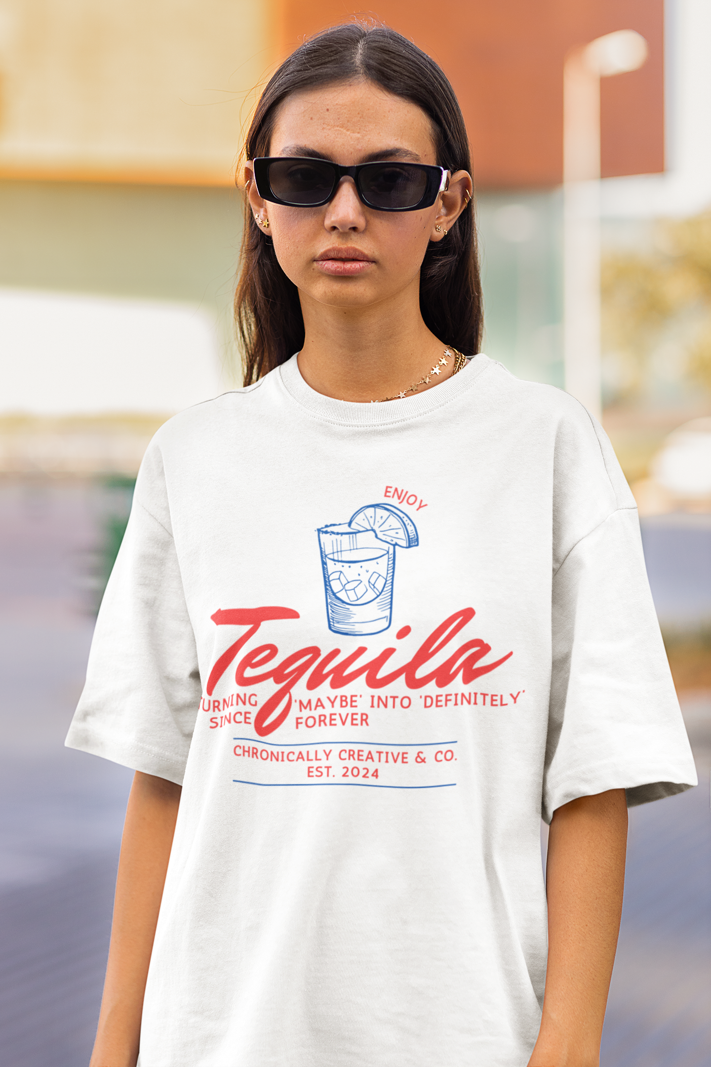 Tequila T-Shirt – Turning ‘Maybe’ Into ‘Definitely’ by Chronically Creative & Co.