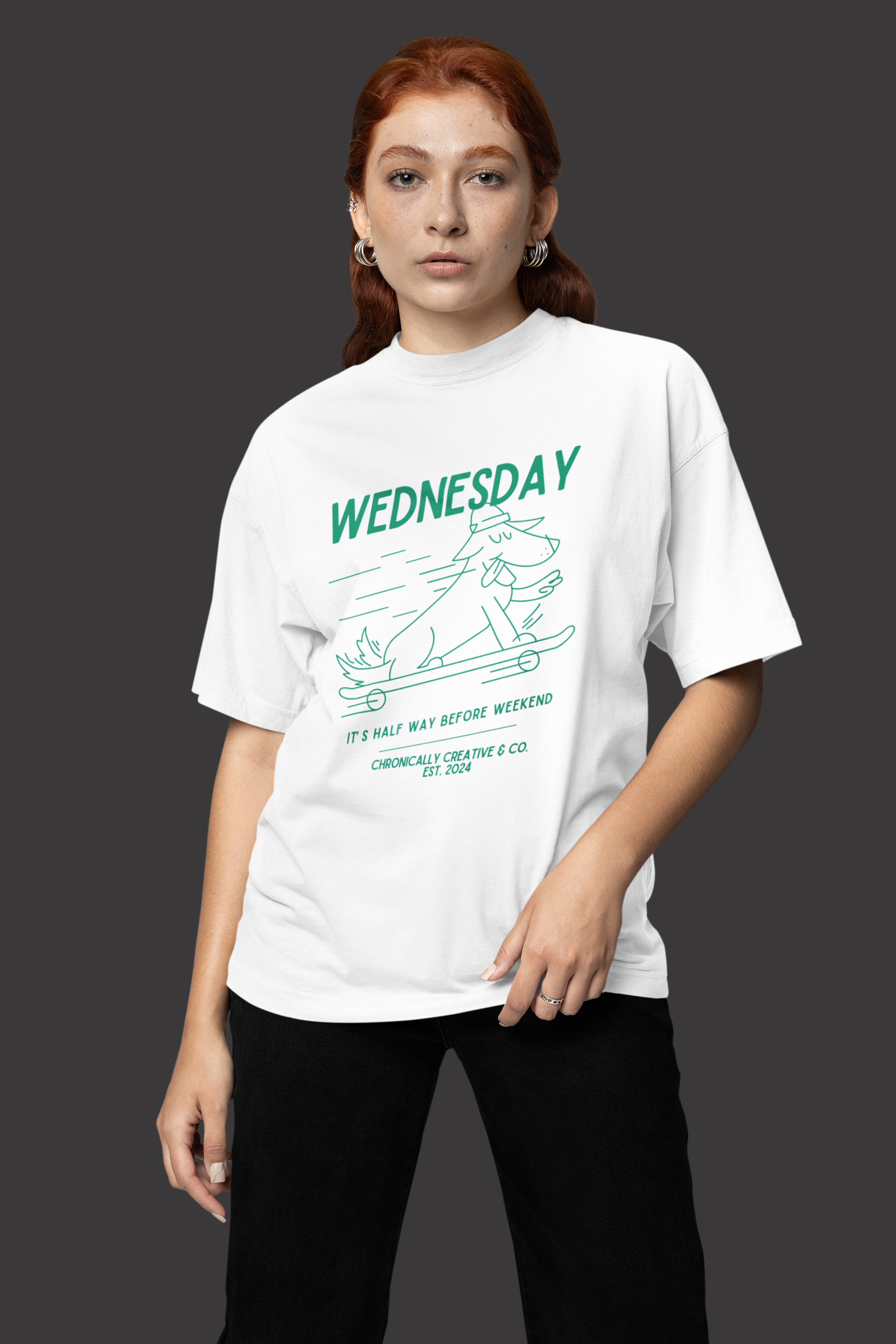 Wednesday T-Shirt – Halfway to the Weekend Vibes by Chronically Creative & Co.