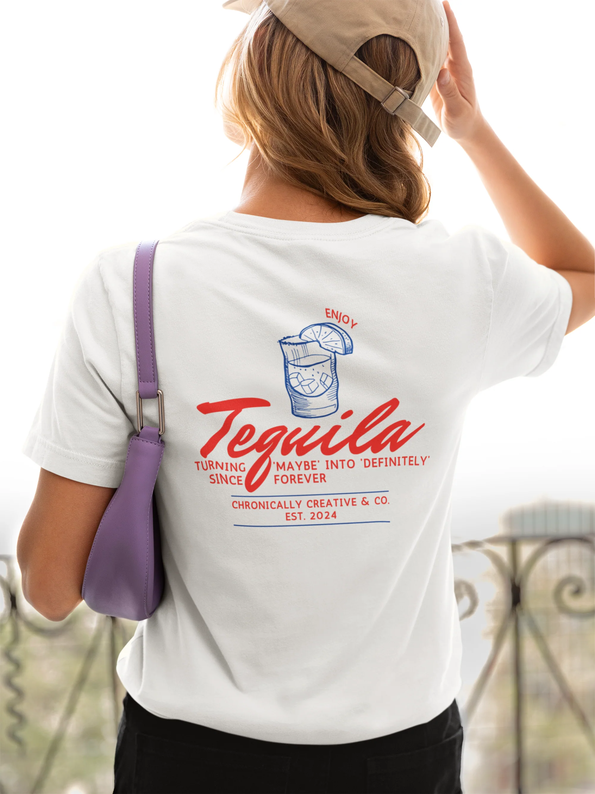 Tequila T-Shirt – Fun Front & Back Design by Chronically Creative & Co.