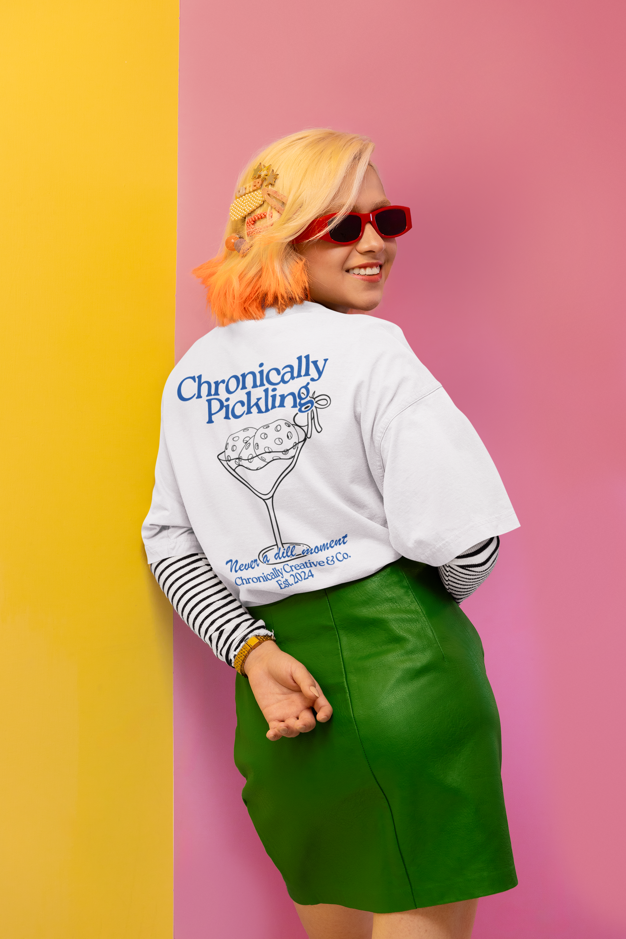 Chronically Pickling T-Shirt – Pickleball Vibes by Chronically Creative & Co.