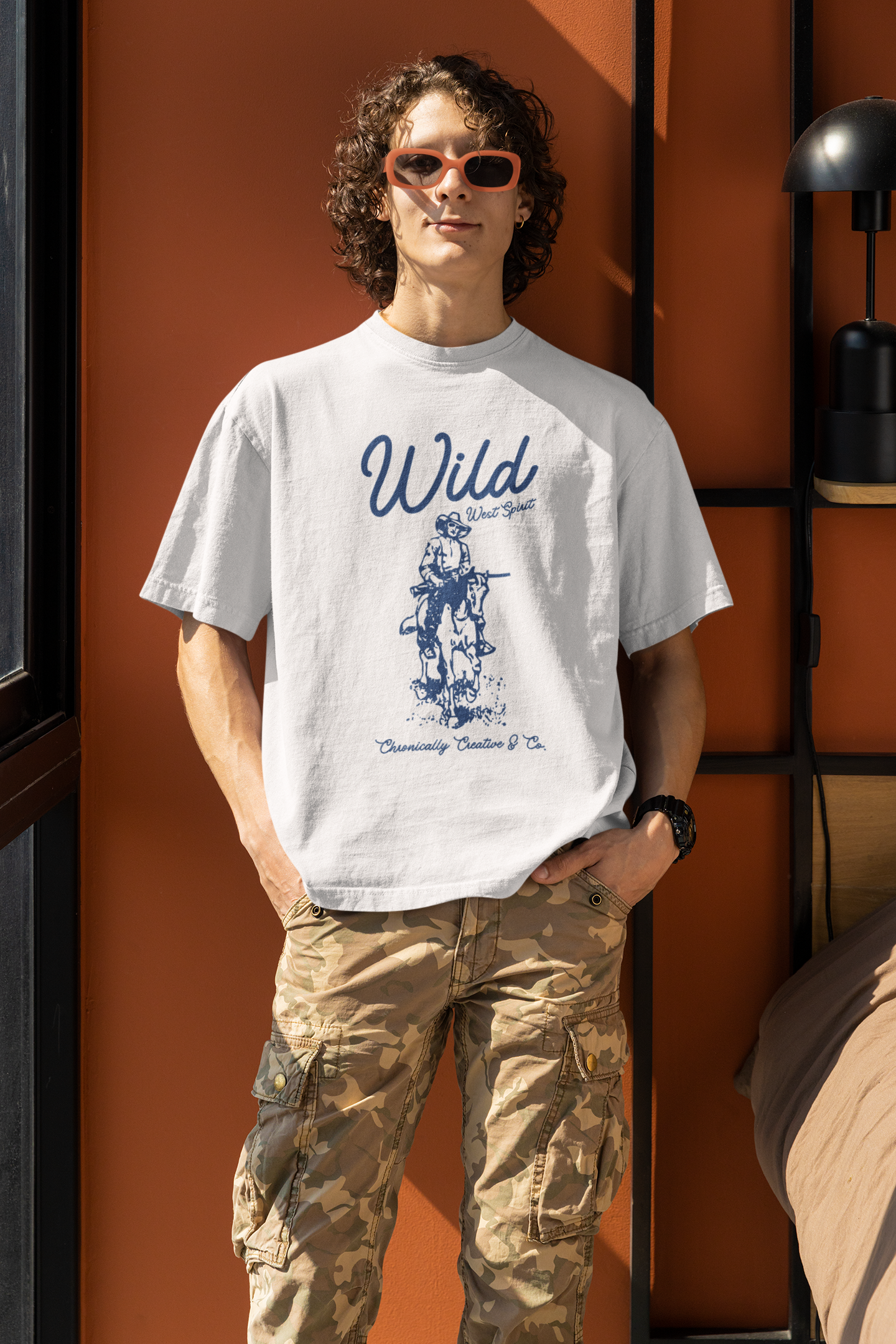 Wild West Spirit T-Shirt – Vintage Cowboy Vibes by Chronically Creative & Co.