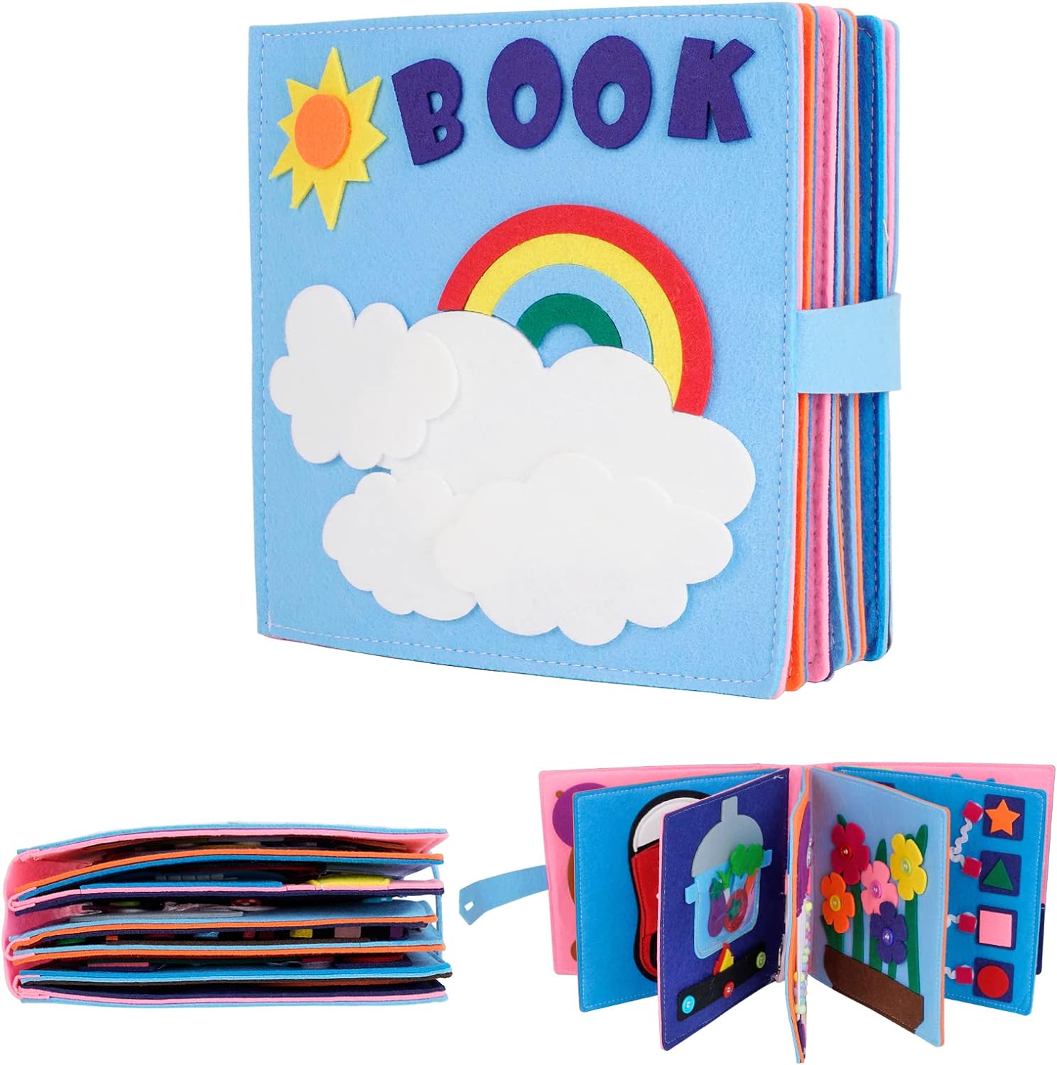 Montessori 3D Cloth Book