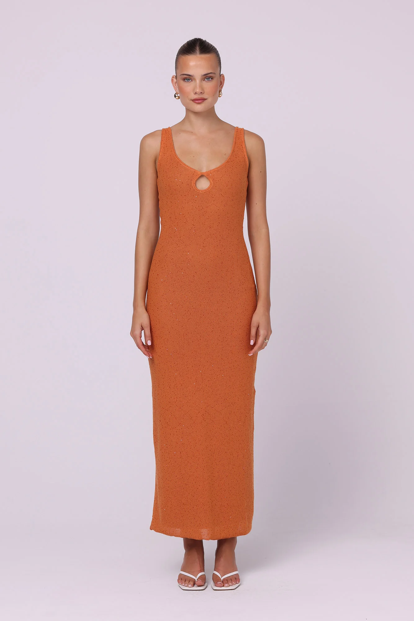 Marcella Sequin Maxi Dress Amber