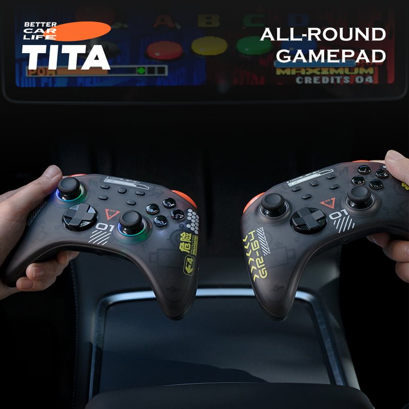 Wireless Gaming Controller for Tesla, compatible with PC & Mobile Phone & Switch