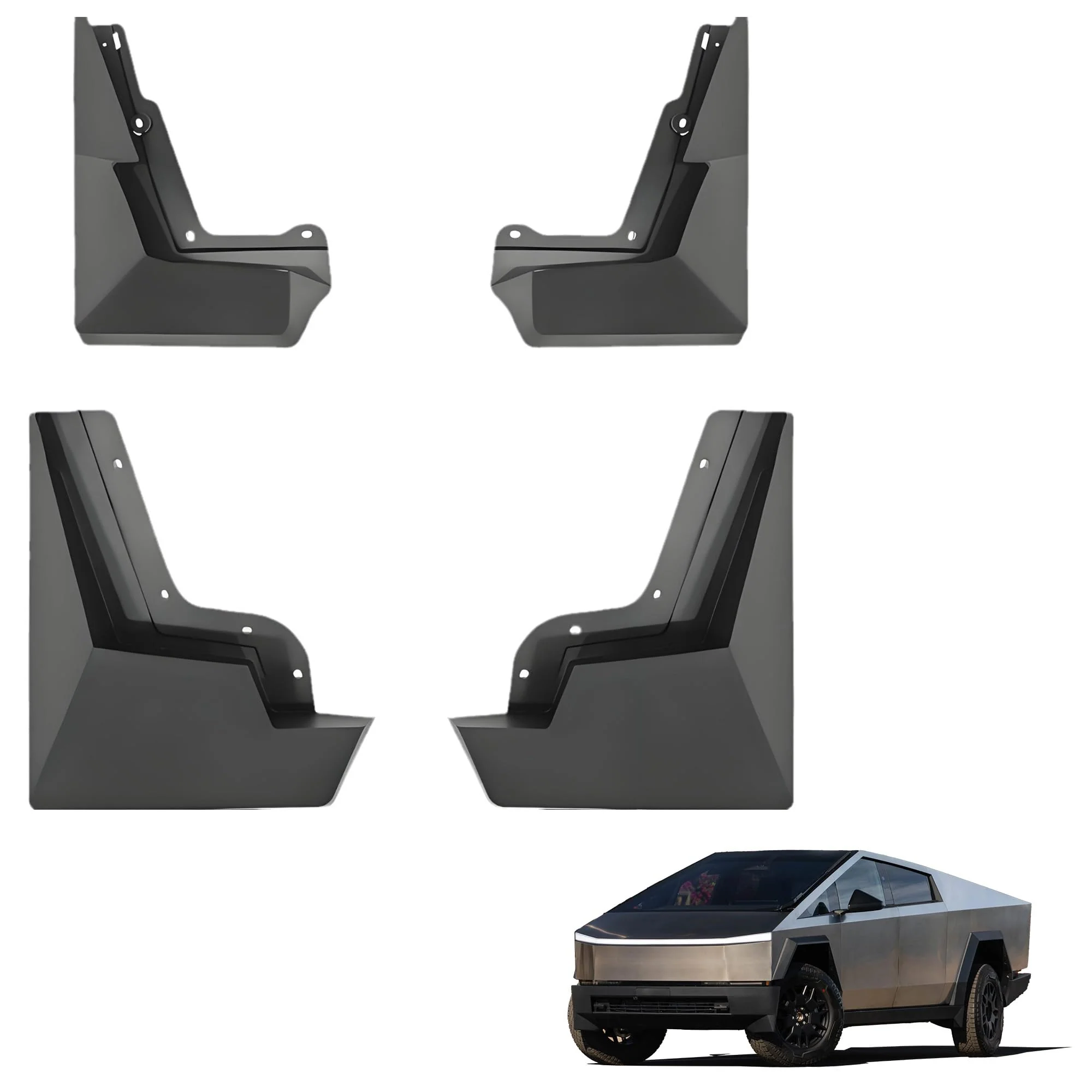 Mud Flaps for Tesla Cybertruck Accessories (4pcs)