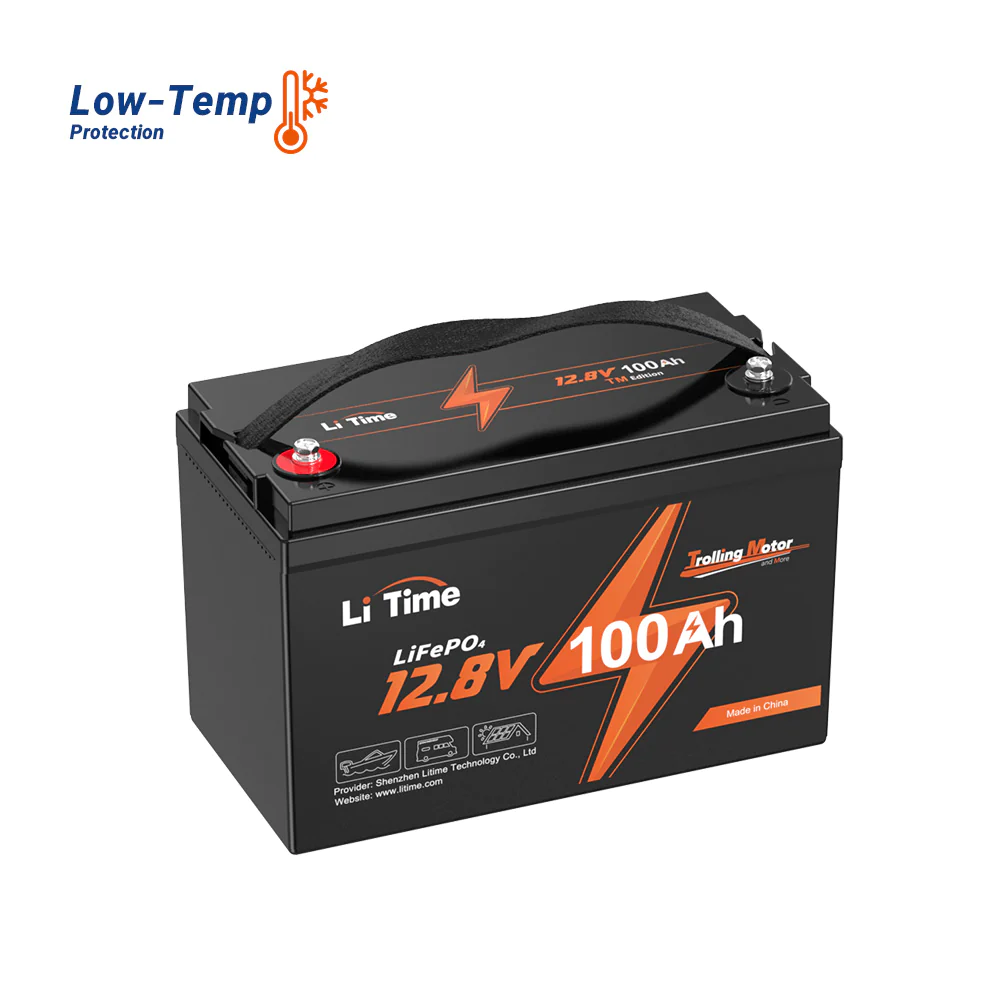 LiTime 12V 100Ah TM  LiFePO4 Lithium Trolling Motor Battery