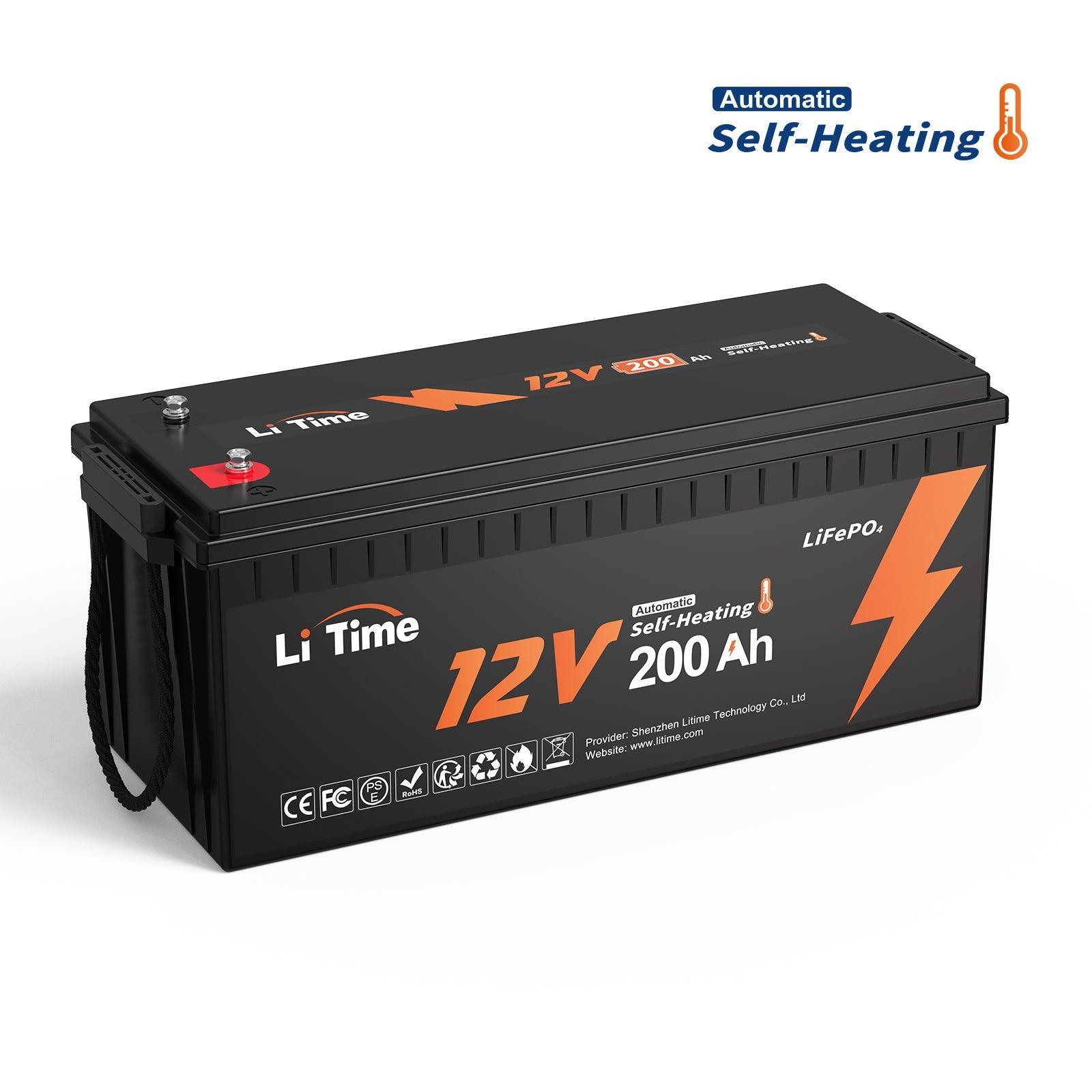 ✅Like New✅LiTime 12V 200Ah Self-Heating LiFePO4 Lithium Battery