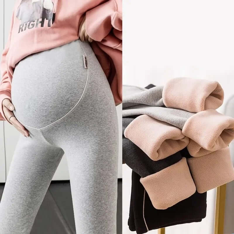 Fleece Warm Maternity Leggings (M - XXL)