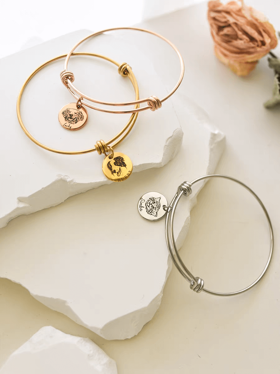 Custom Pet Original Engraved Bracelet