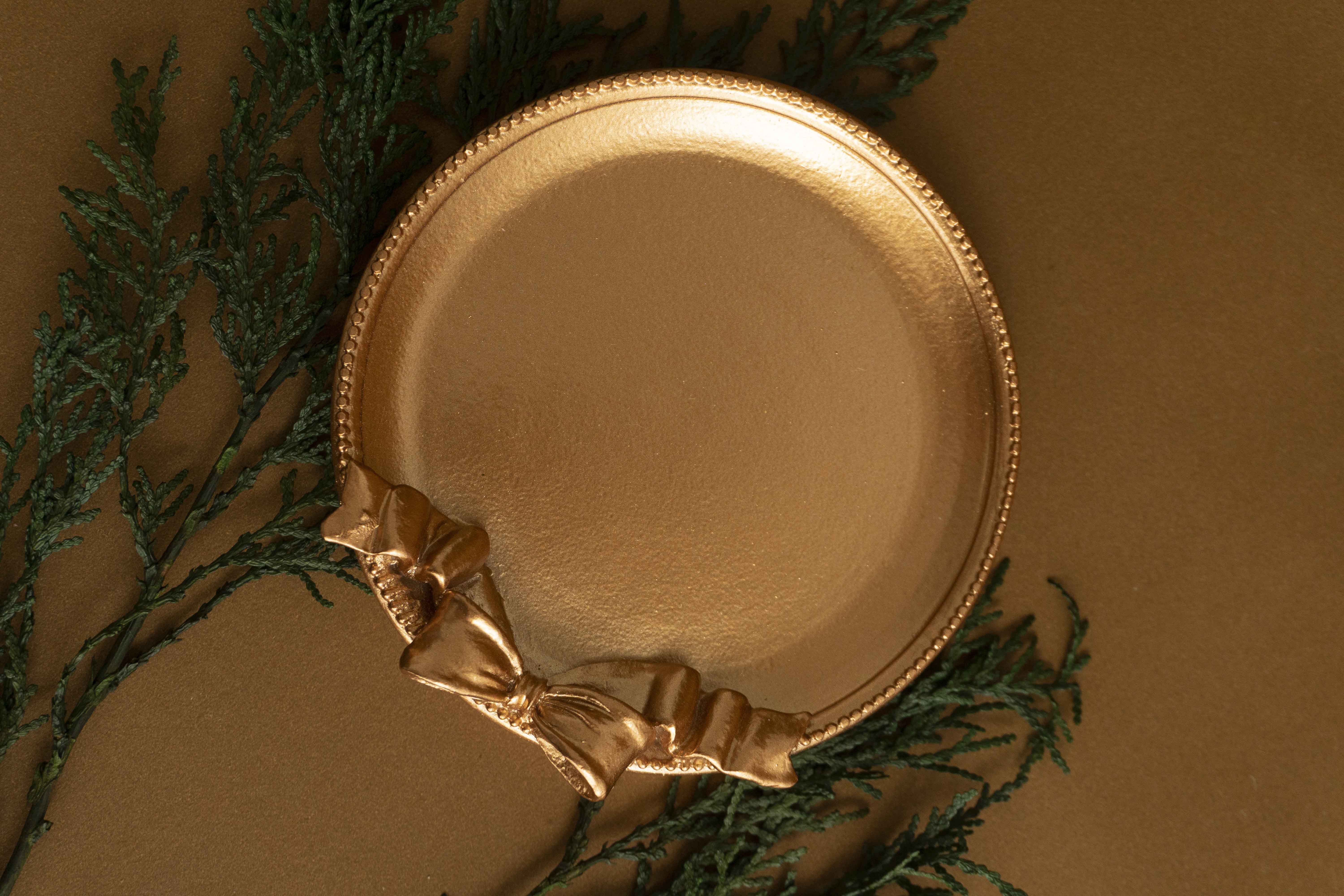 Delicate Golden Tray