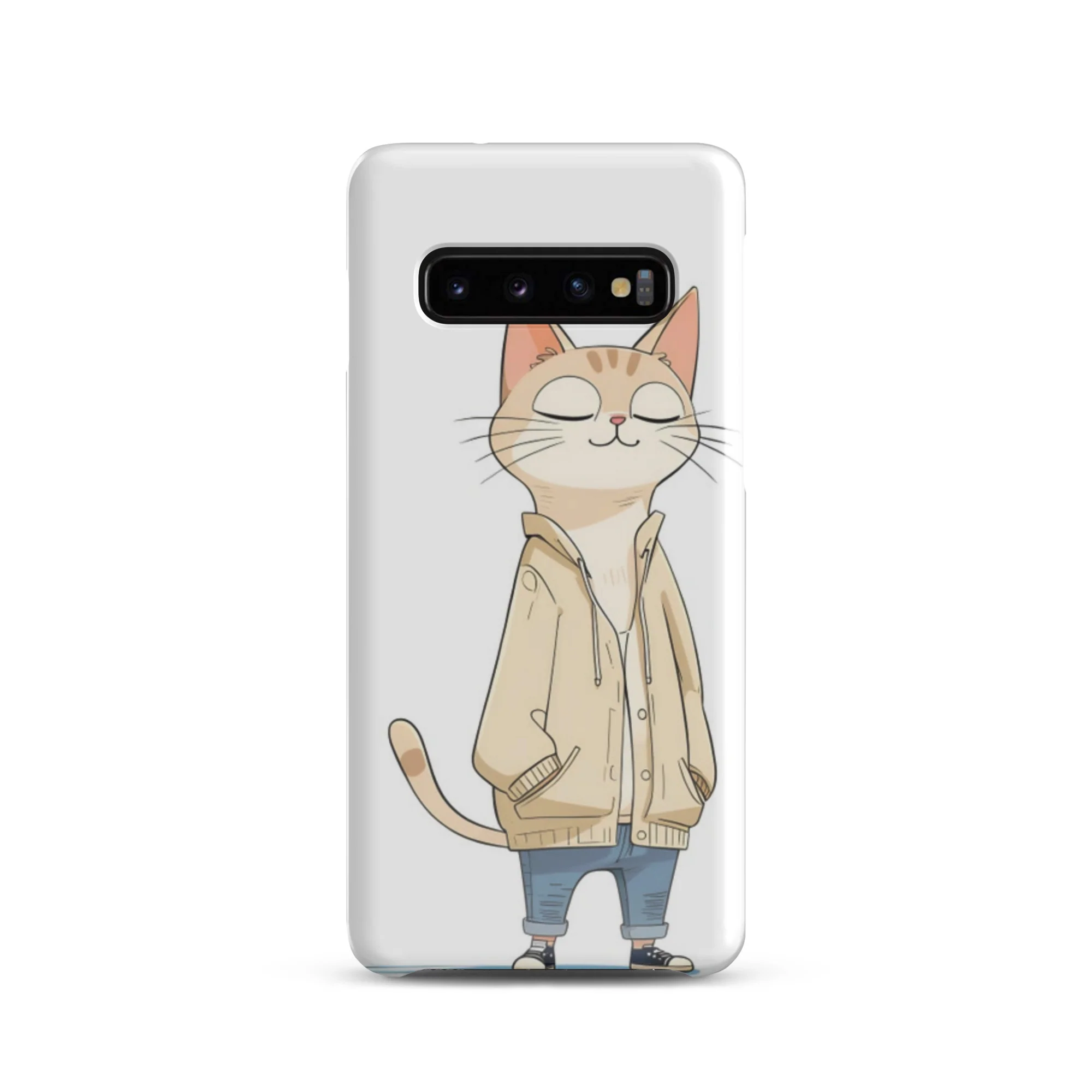 Orange cat case for Samsung®