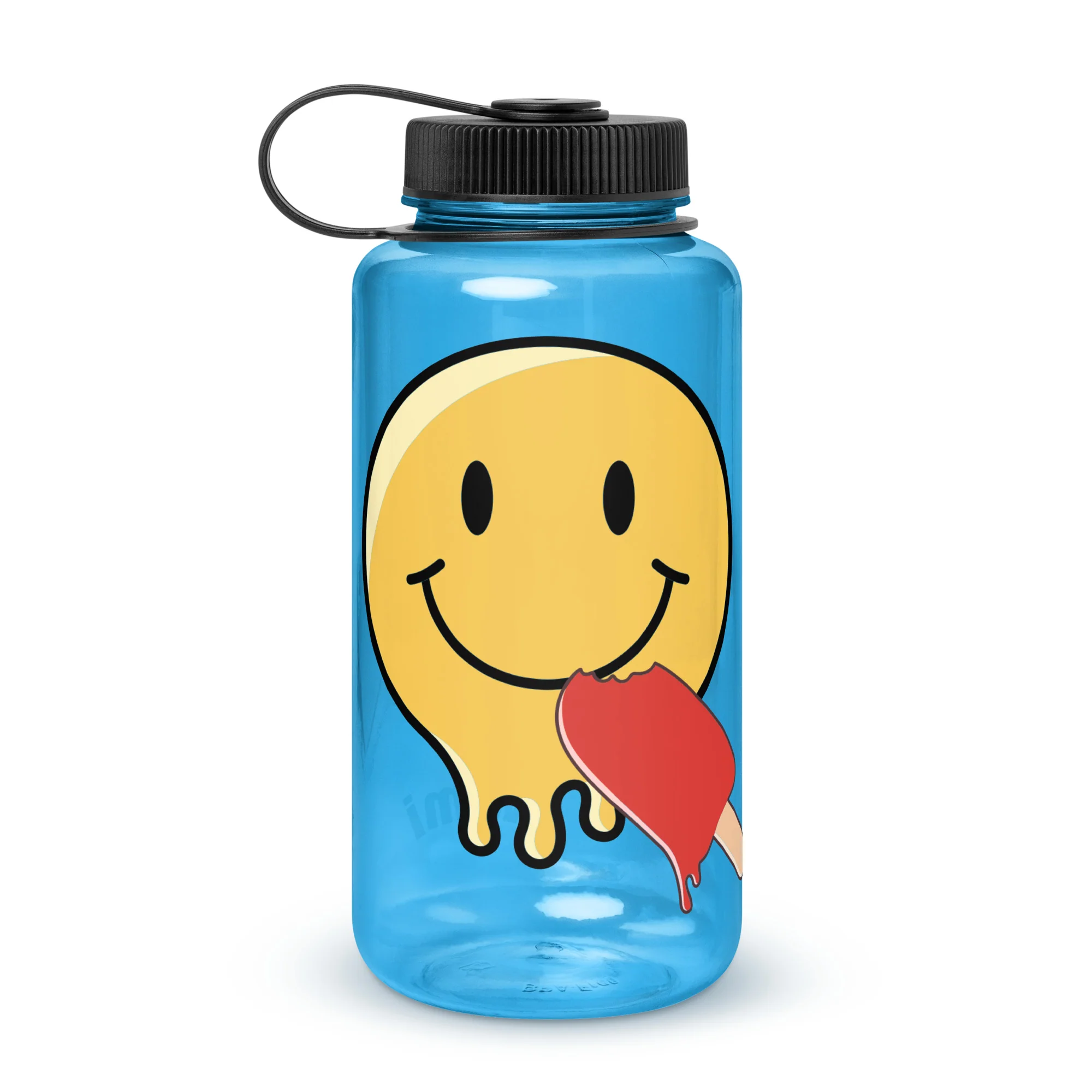 A Mimi mouth plastic water bottle