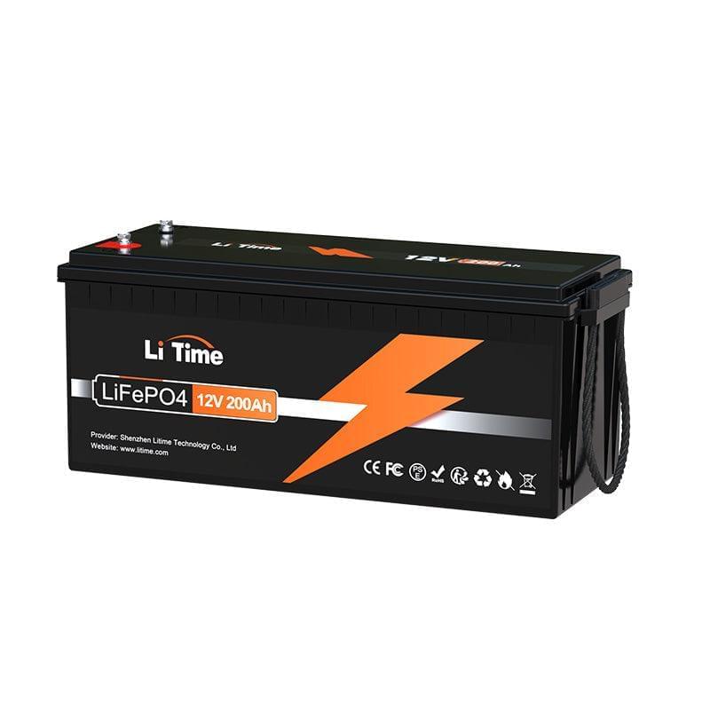 LiTime 12V 200Ah LiFePO4 Lithium Battery, Build-in 100A BMS, 2560Wh Energy