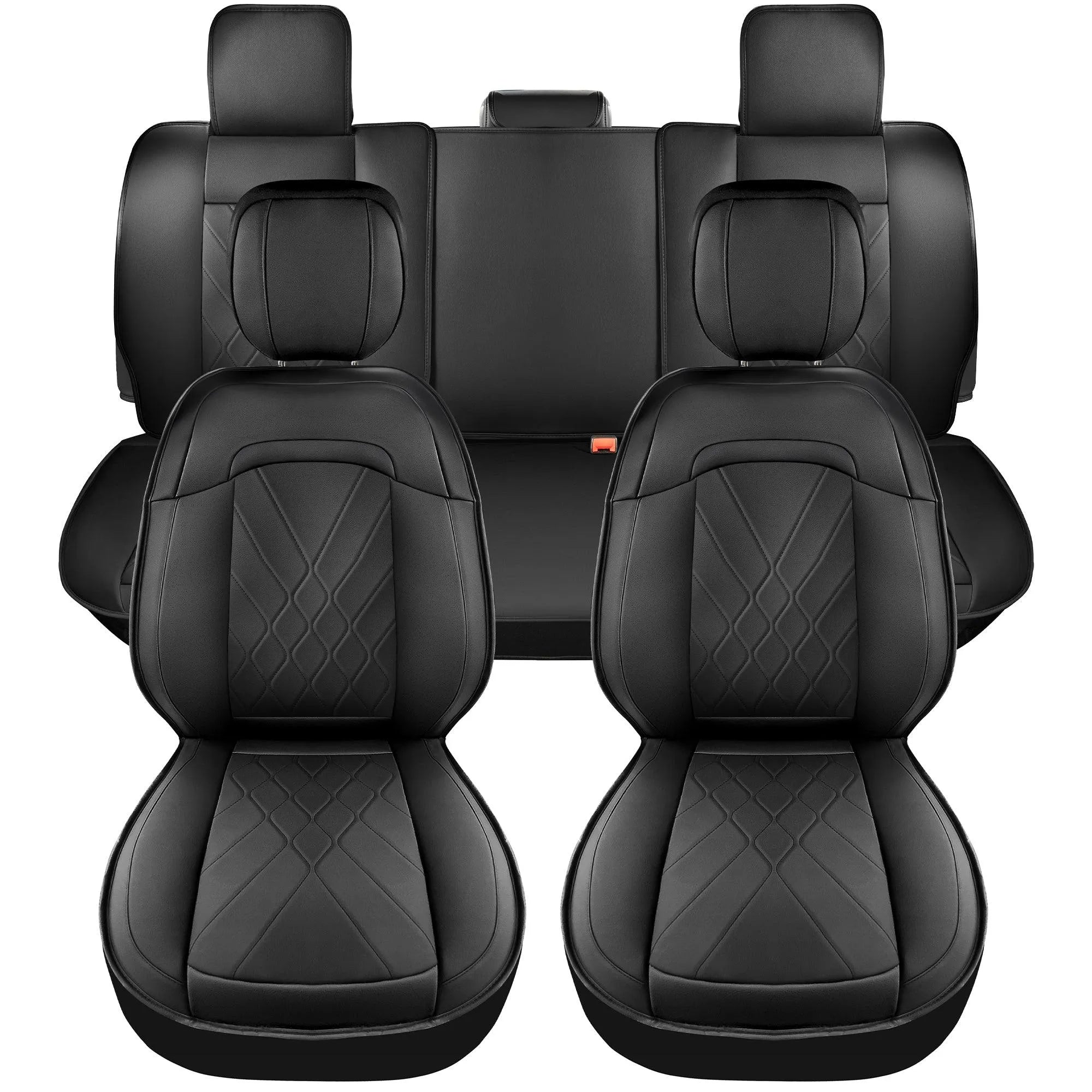 yotruth Seat Covers Full Set Truck Seat Covers - Compatible with 2007-2013 Chevy Silverado GMC Sierra 1500 Crew Cab & 2019-2024 2500HD/3500HD Crew Cab