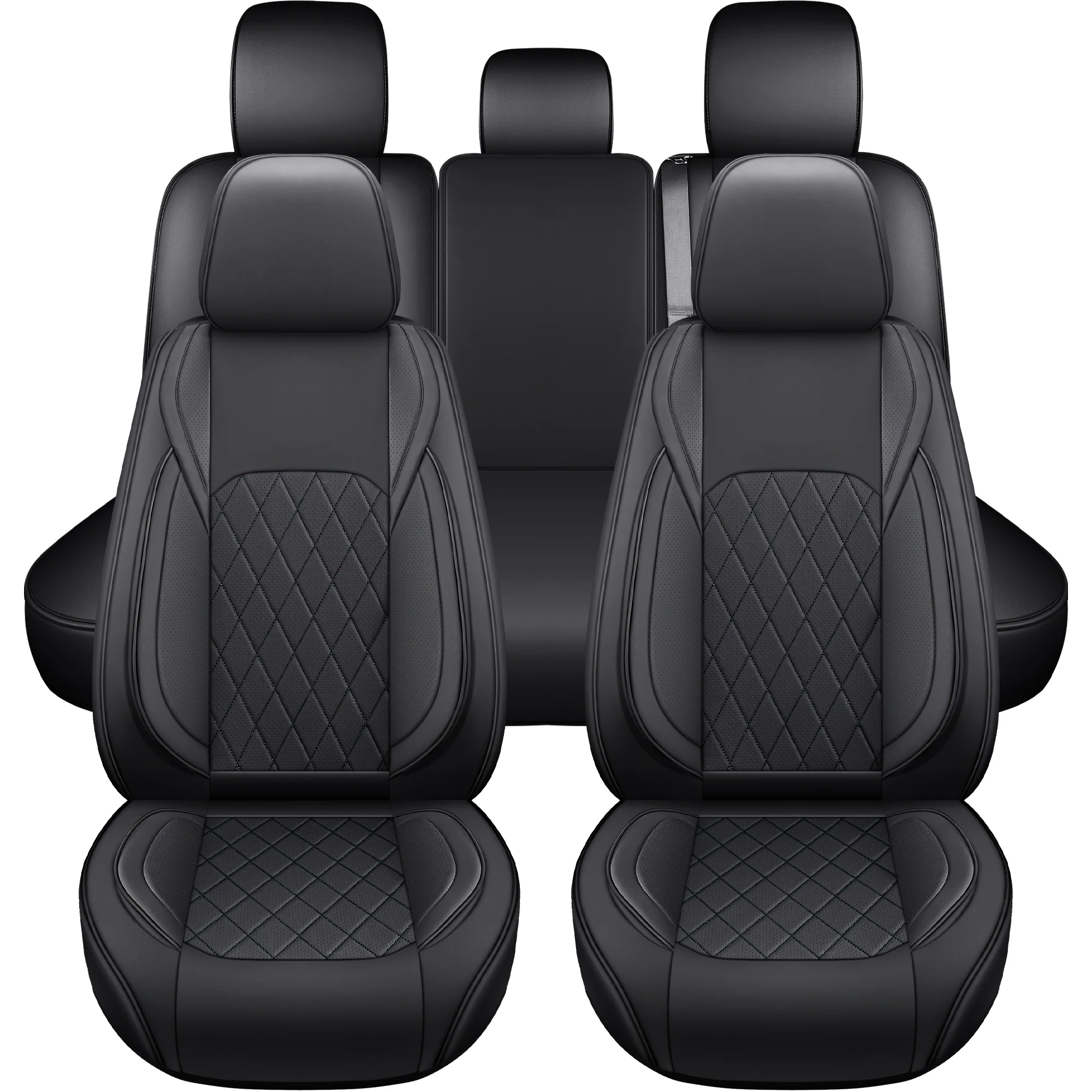 Yotruth Seat Covers for 2015-2024 Ford F150 SuperCrew & 2017-2024 F250/F350/F450 Super Duty Crew Cab