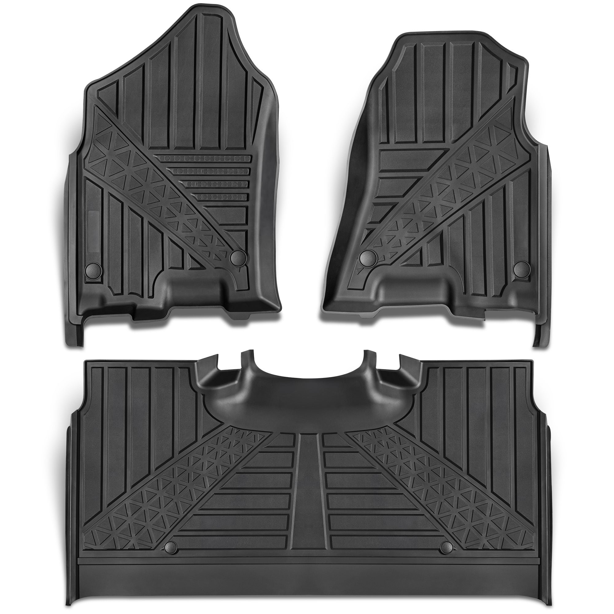 Yotruth Floor Mats for 2019-2024 Dodge Ram 1500 Crew Cab with Storage