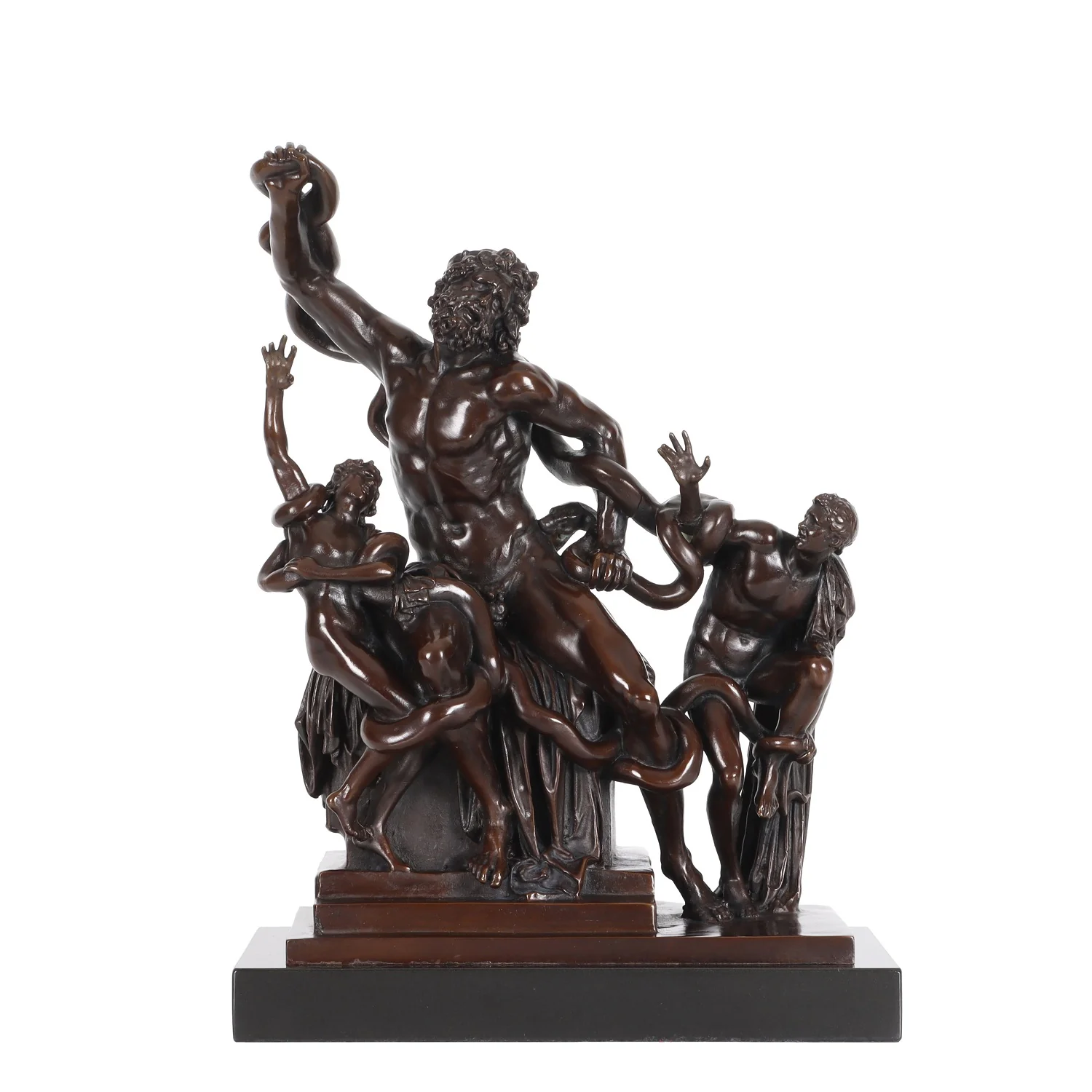 Hot Cast Bronze Laocoon and His Sons Statue - Iconic Ancient Greek Sculpture