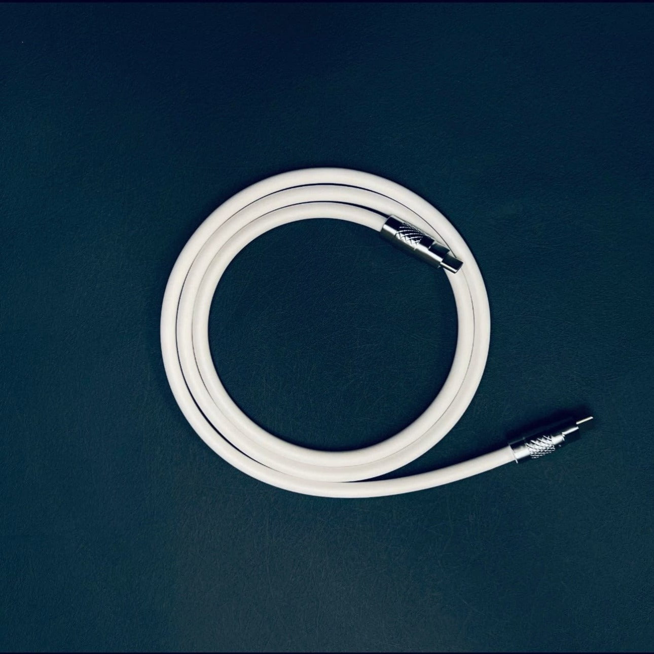JZ 100W Type C to C Metal Case Head Silicone Fast charging cable for Android.