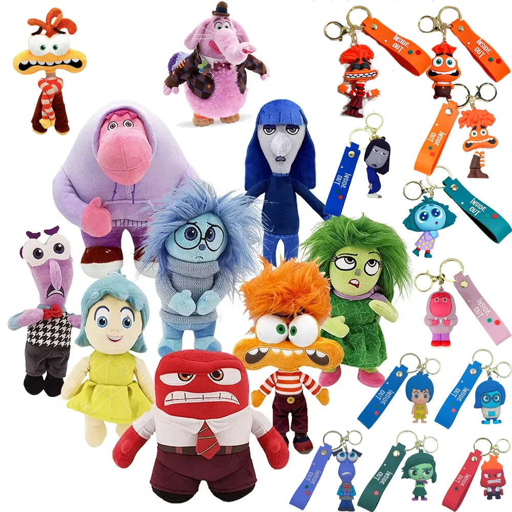 Inside Out 2 Plush Dolls – Adorable Cartoon Plushies